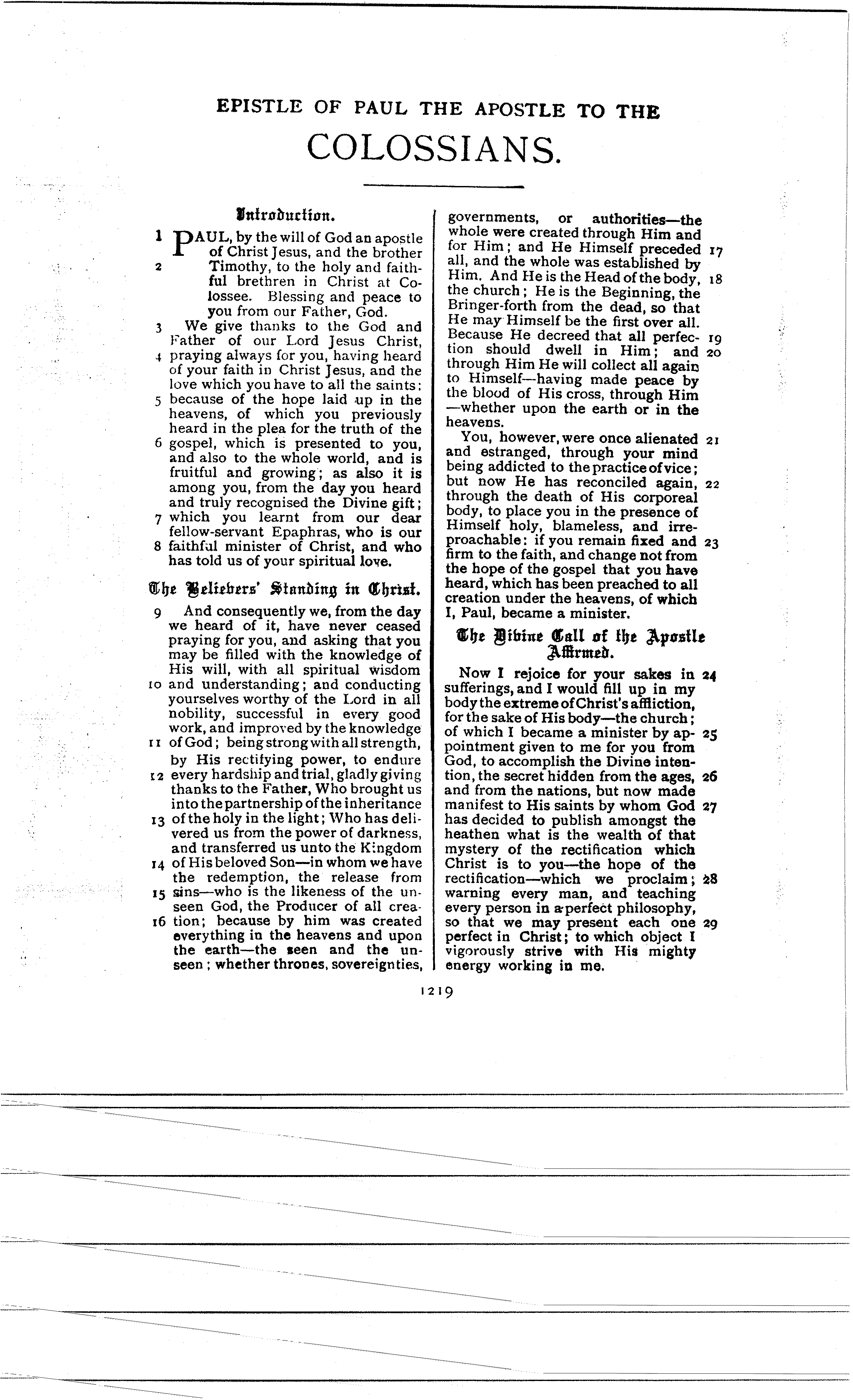 Ferrar Fenton Bible page 1219