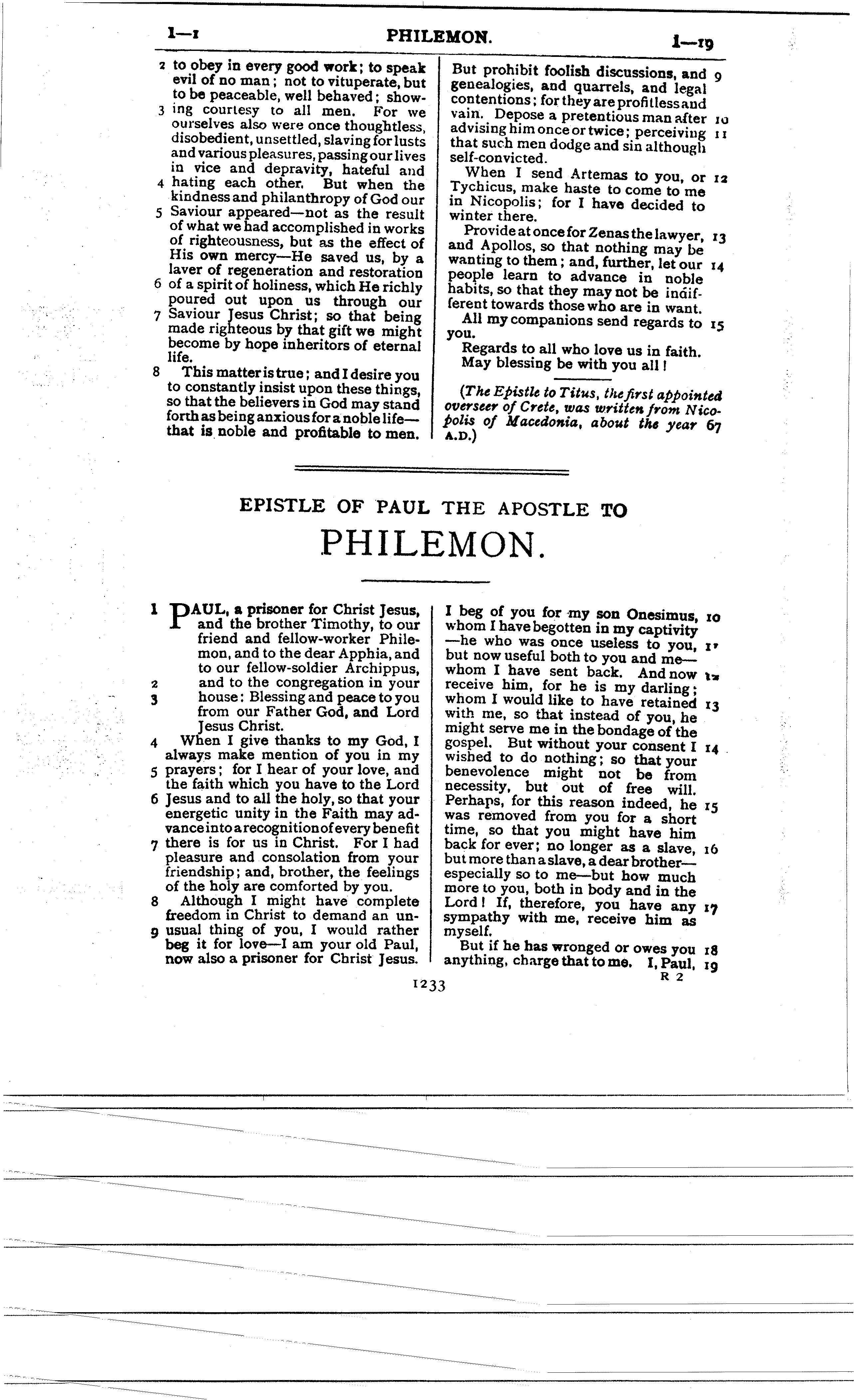 Ferrar Fenton Bible page 1233