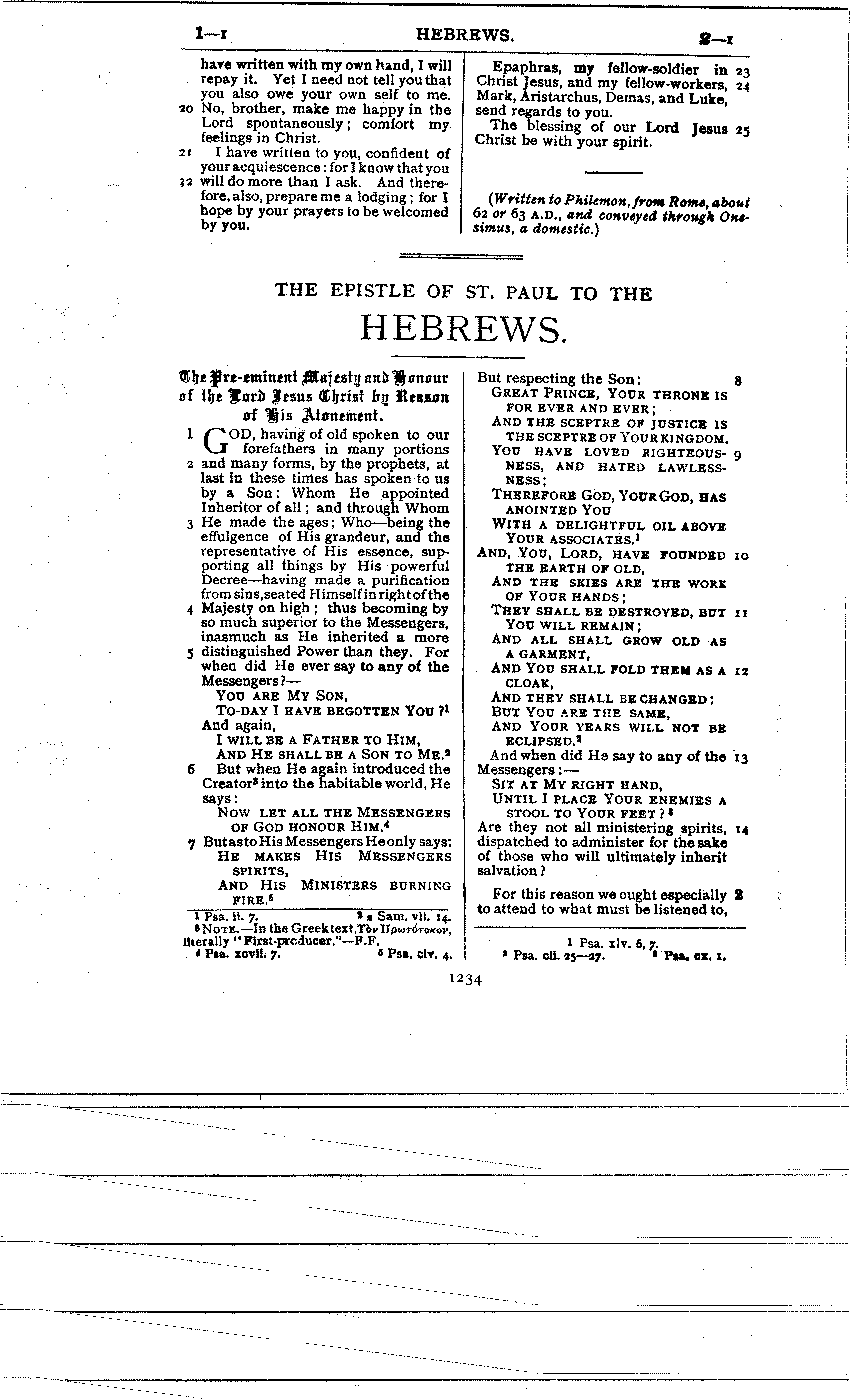 Ferrar Fenton Bible page 1234