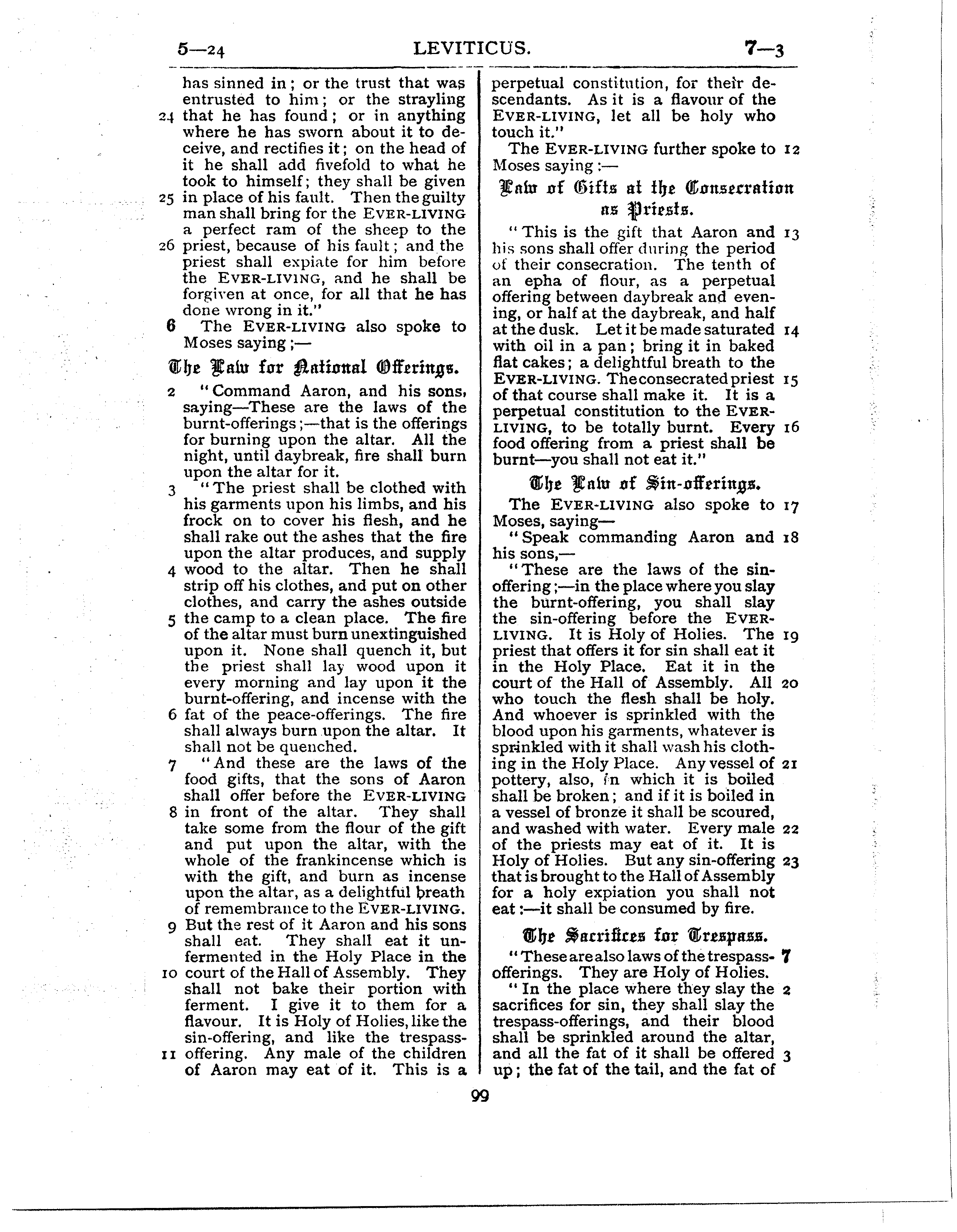 Ferrar Fenton Bible page 0099