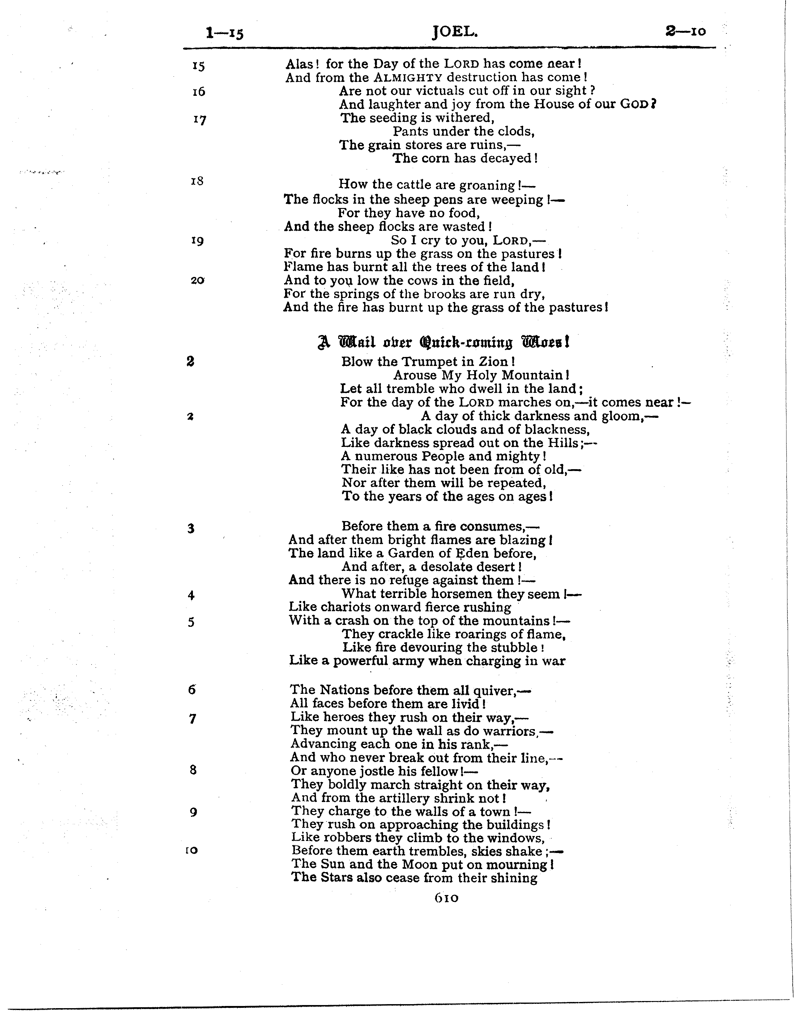 Ferrar Fenton Bible page 0610