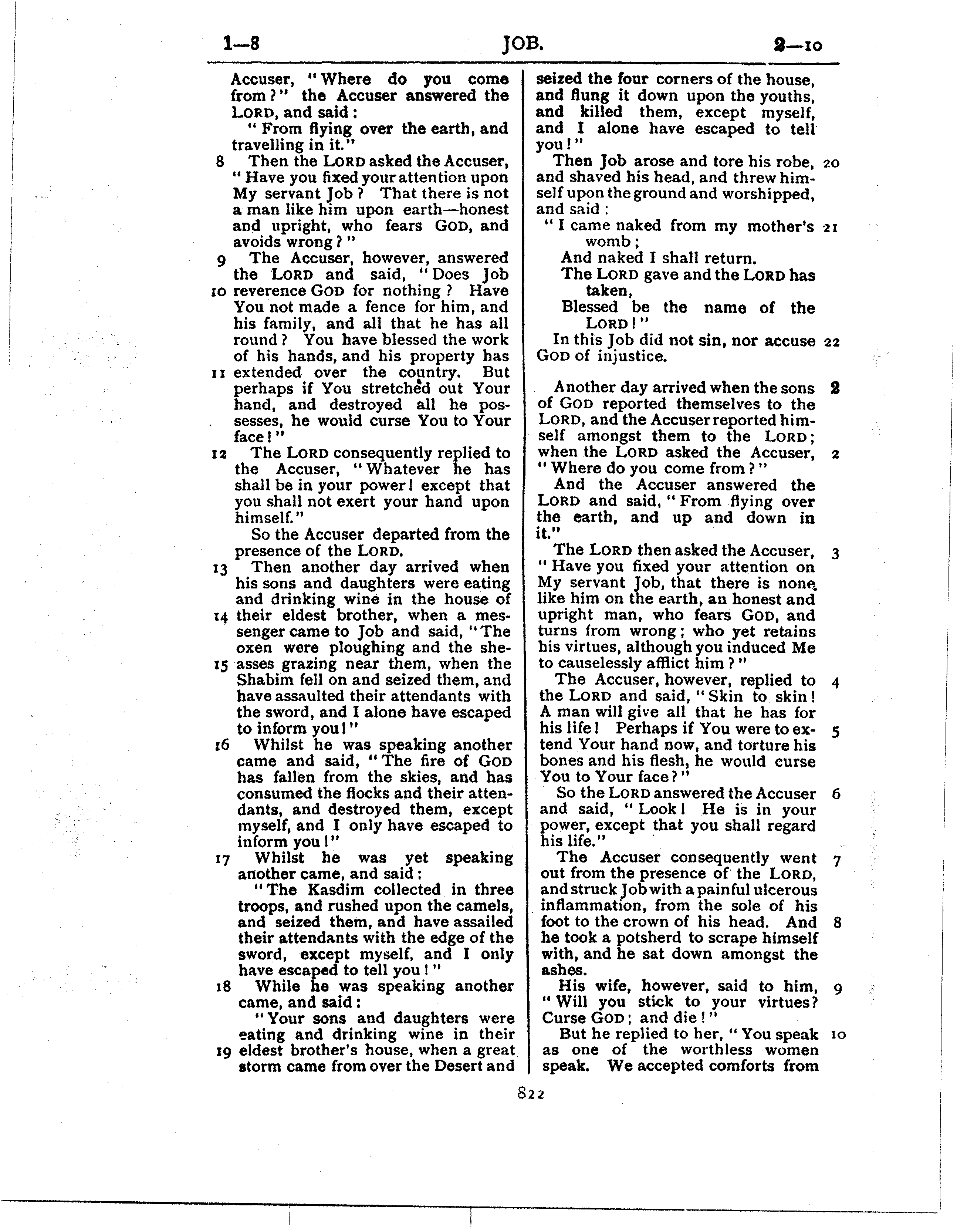 Ferrar Fenton Bible page 0822