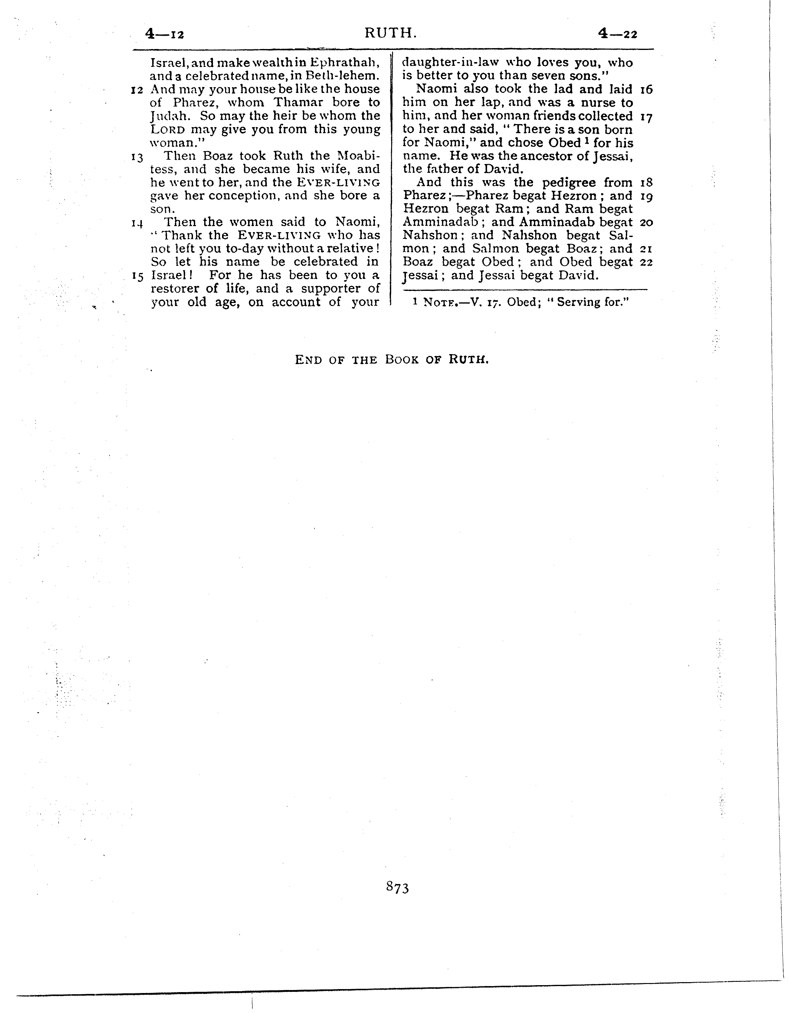 Ferrar Fenton Bible page 0873