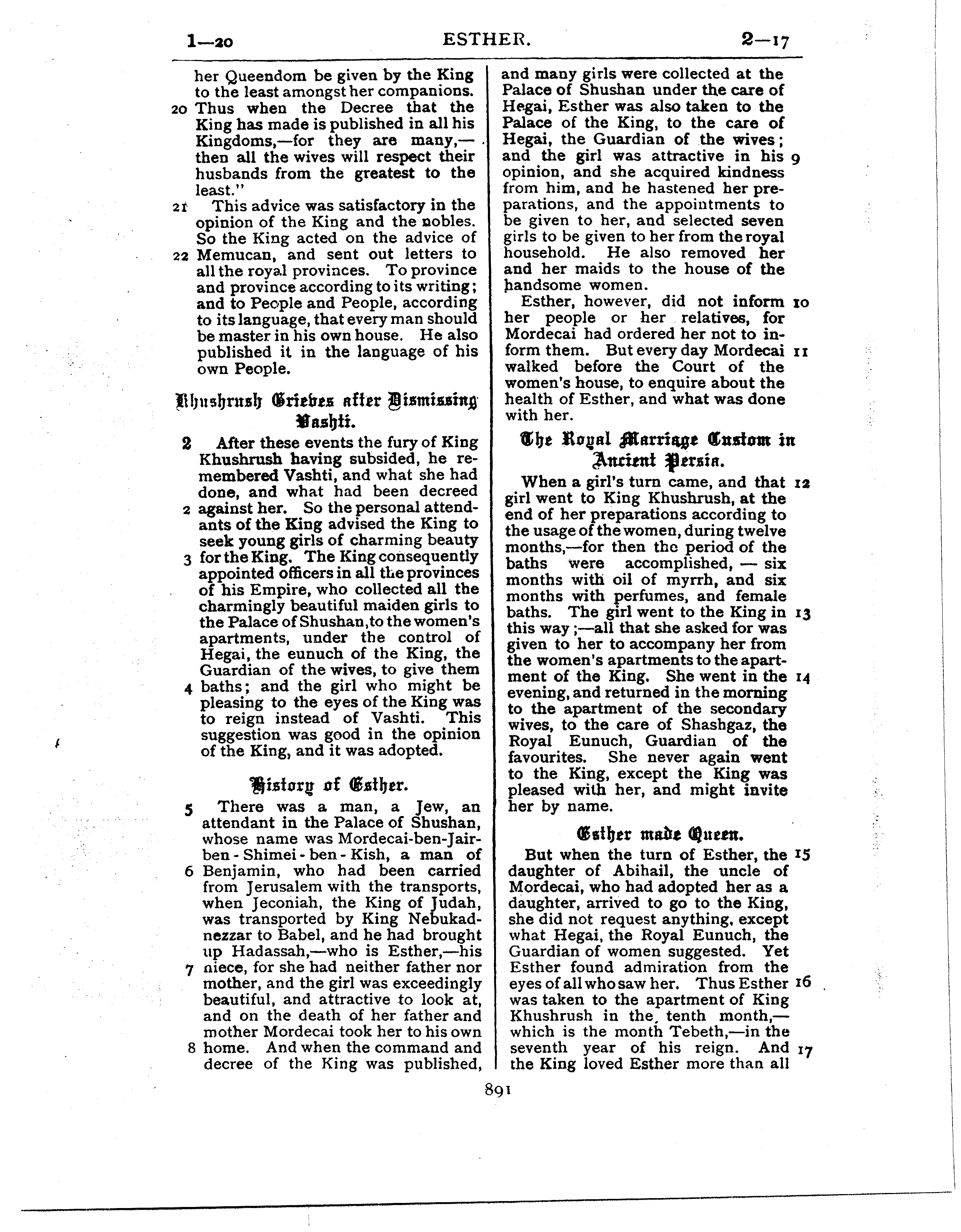 Ferrar Fenton Bible page 0891