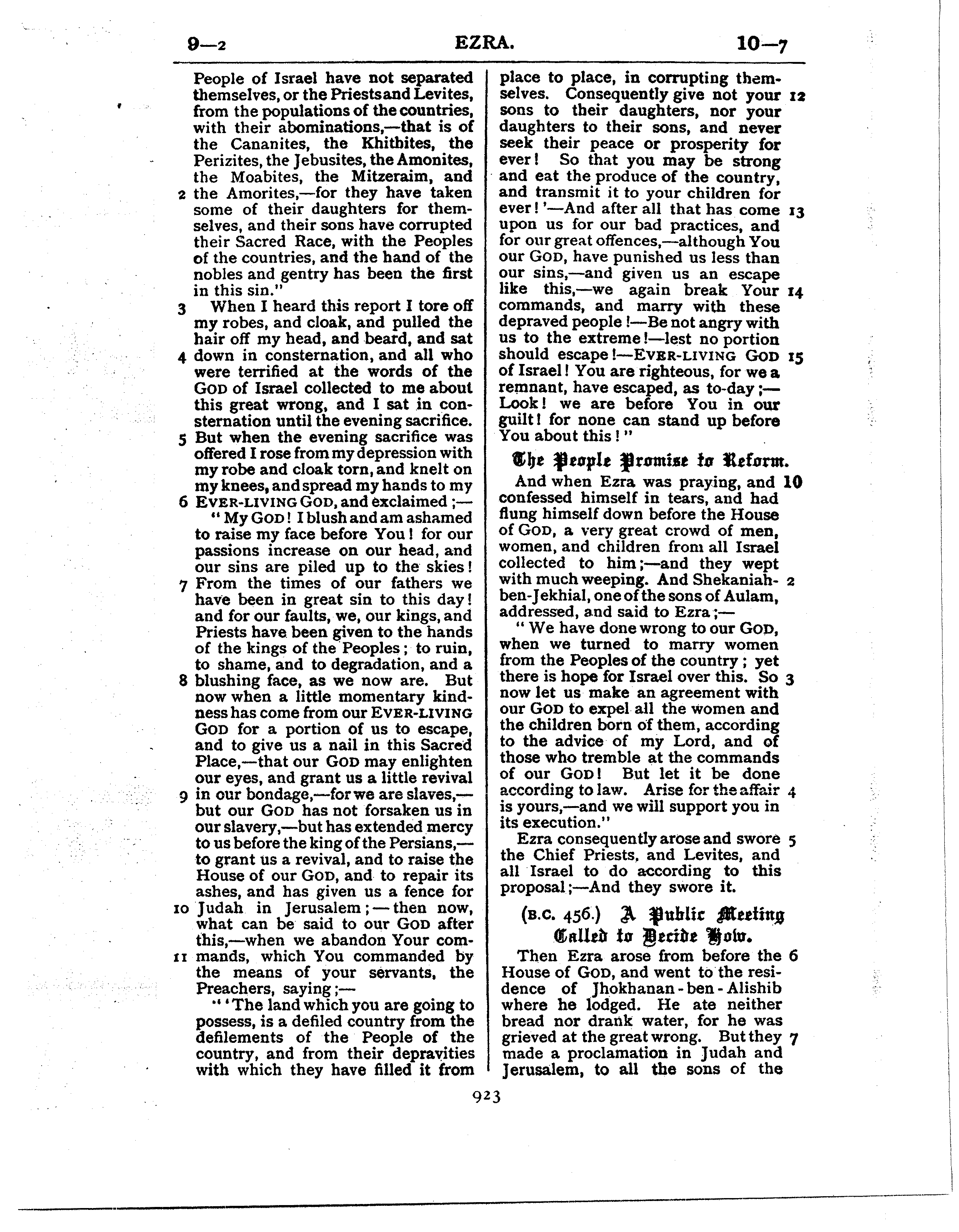 Ferrar Fenton Bible page 0923
