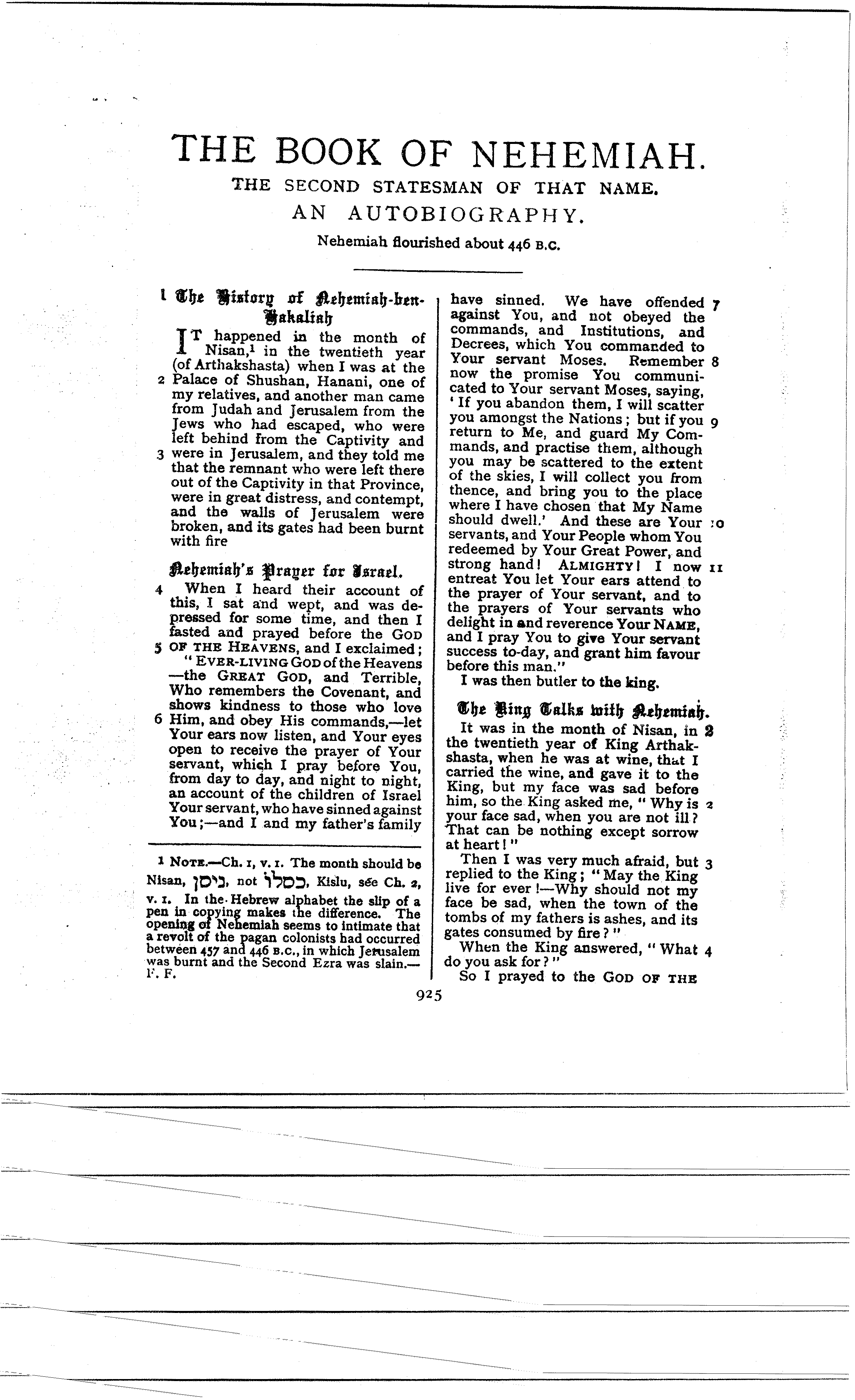 Ferrar Fenton Bible page 0925