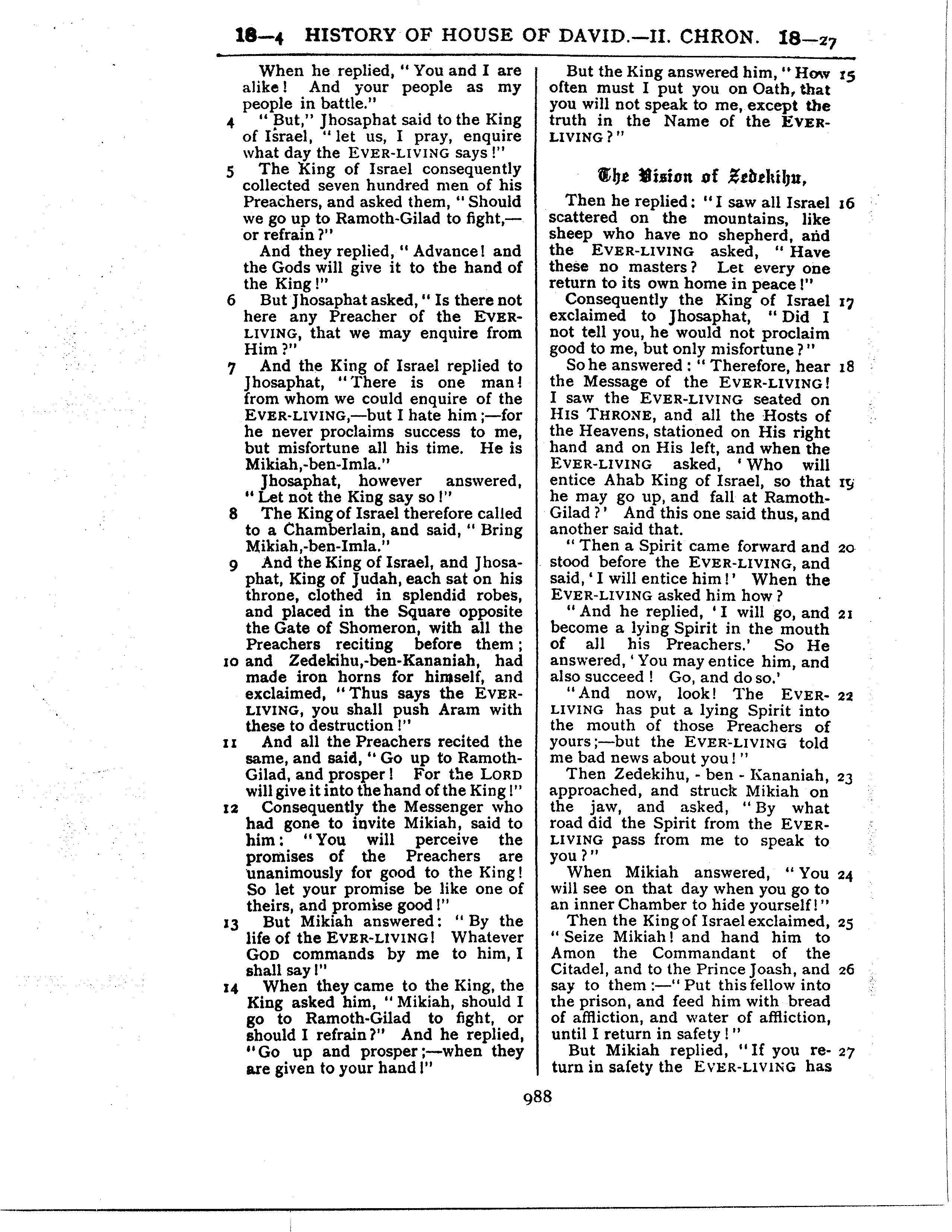 Ferrar Fenton Bible page 0988