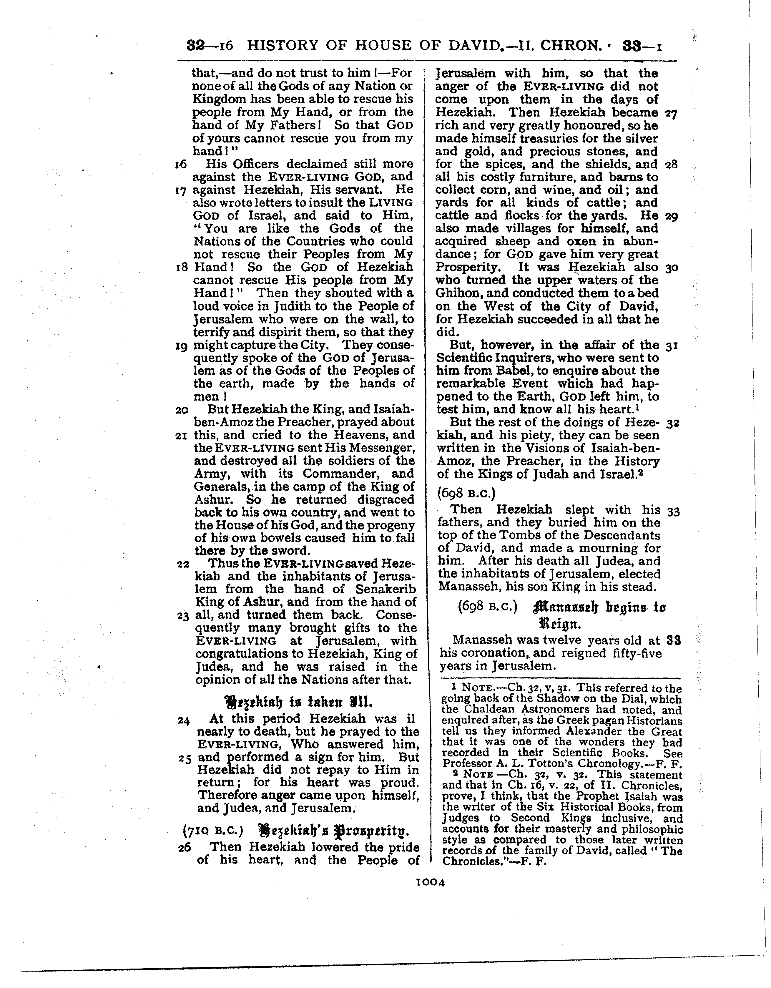 Ferrar Fenton Bible page 1004