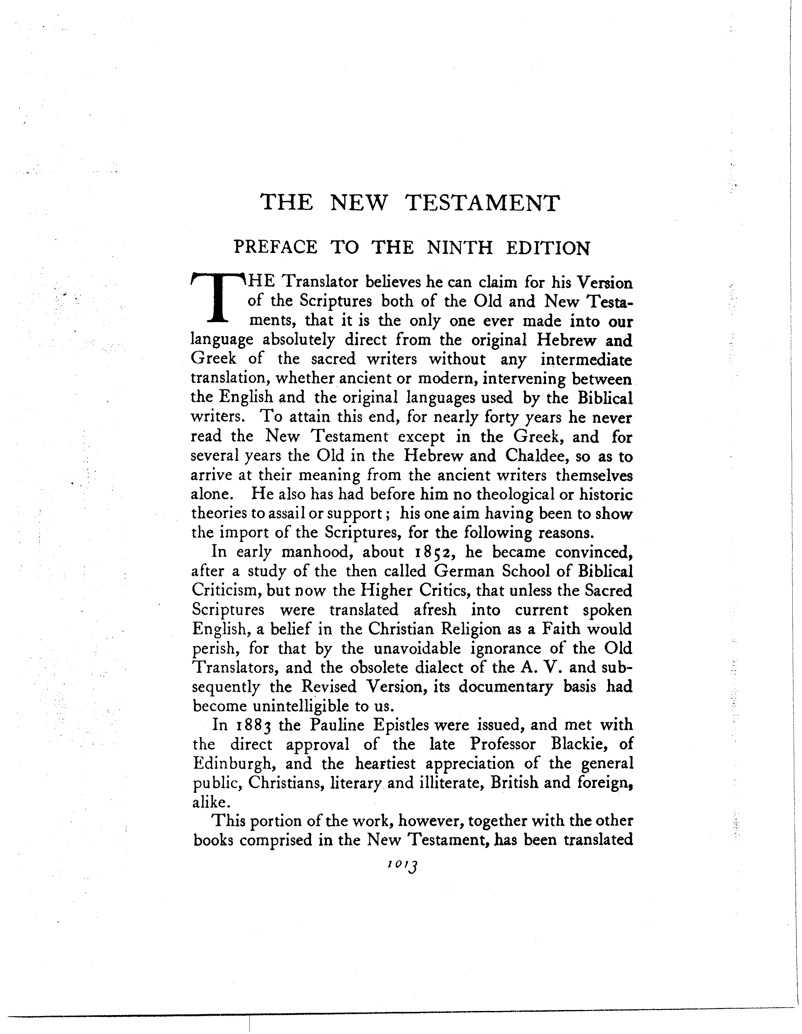 Ferrar Fenton Bible page 1013