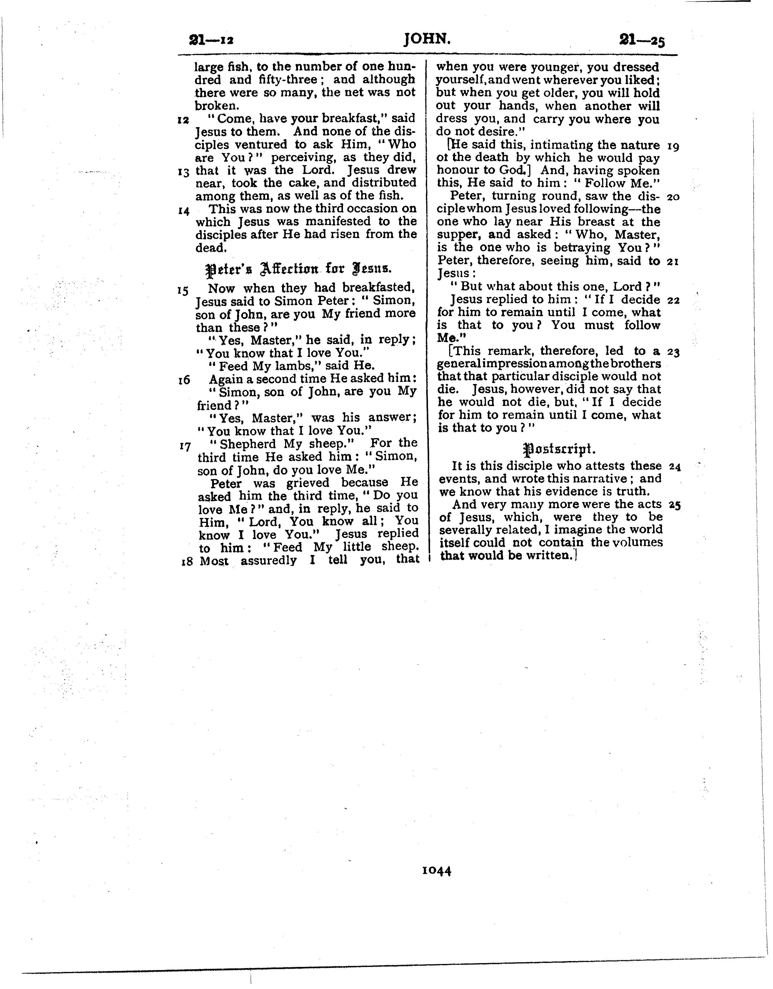 Ferrar Fenton Bible page 1044