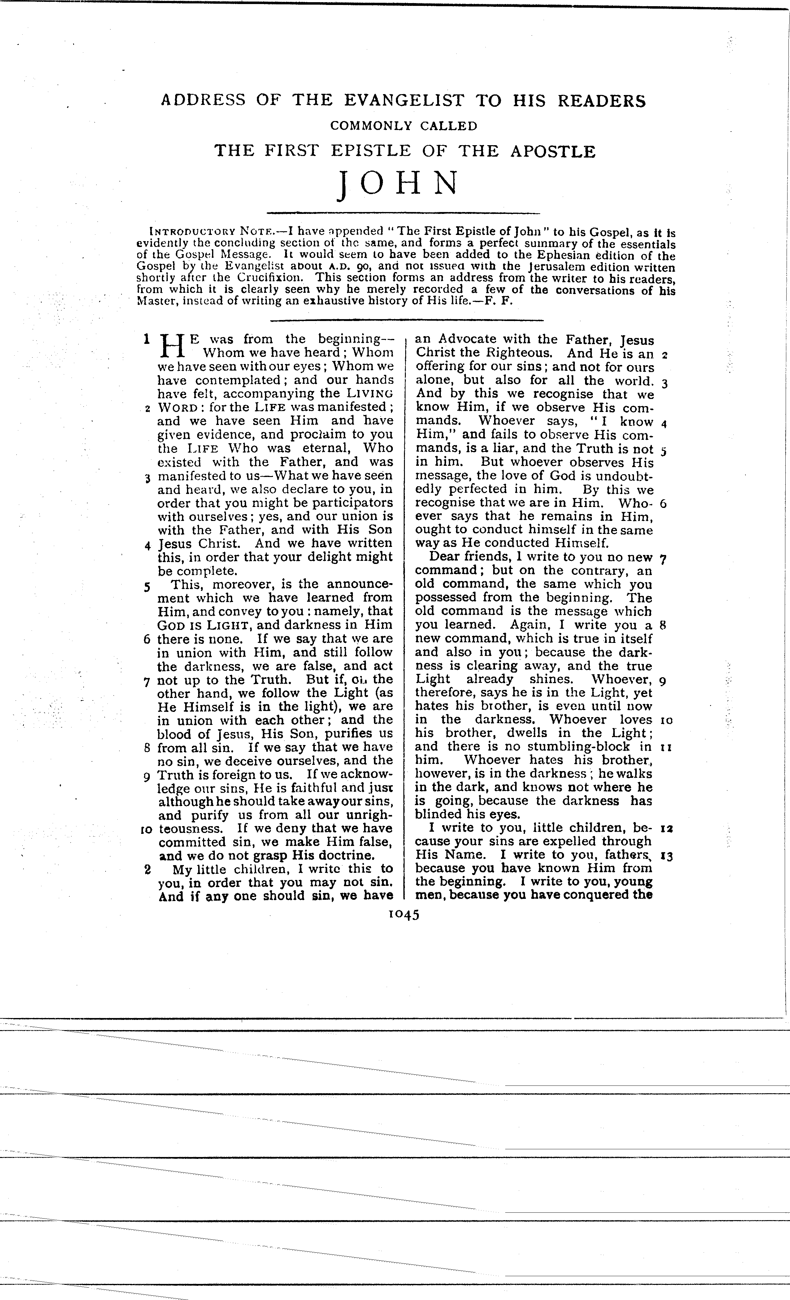 Ferrar Fenton Bible page 1045