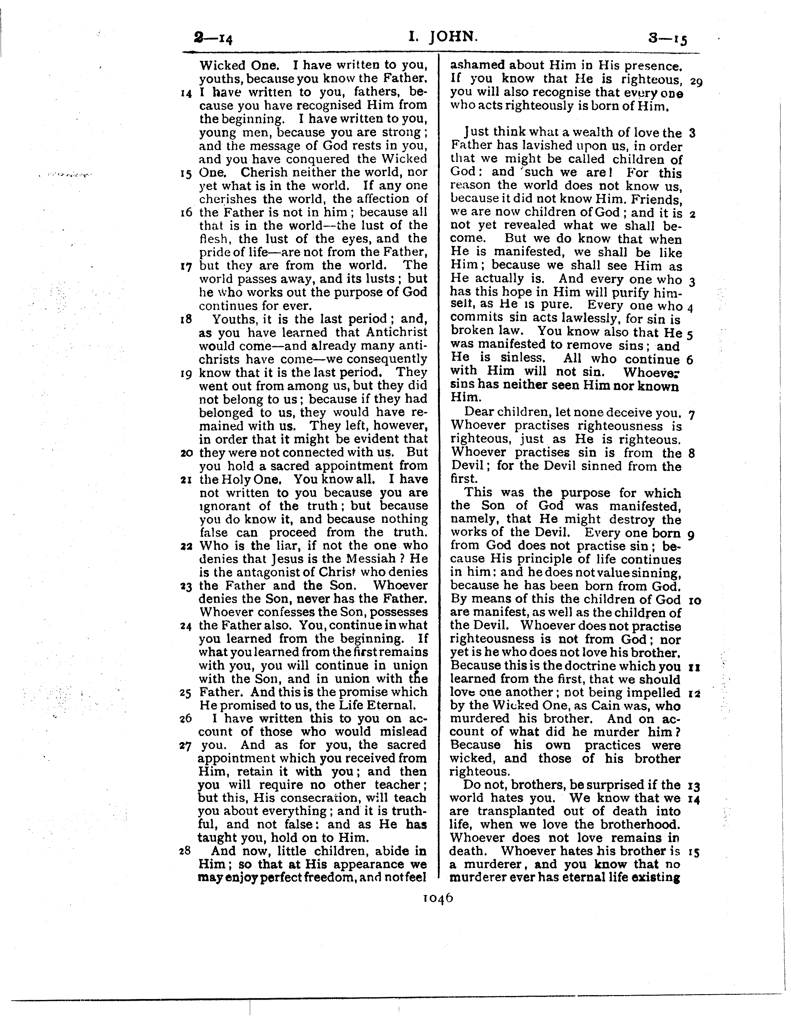 Ferrar Fenton Bible page 1046