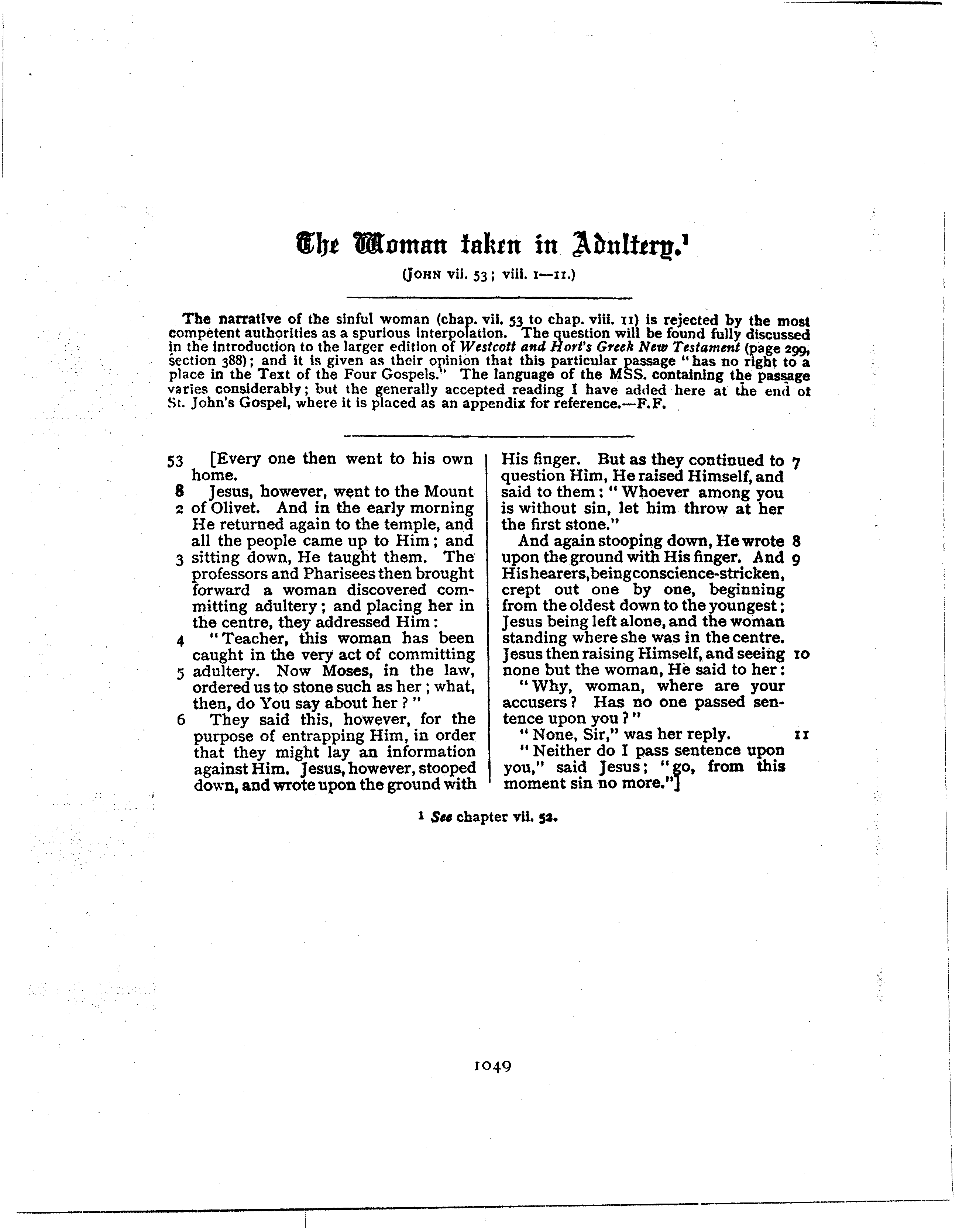 Ferrar Fenton Bible page 1049
