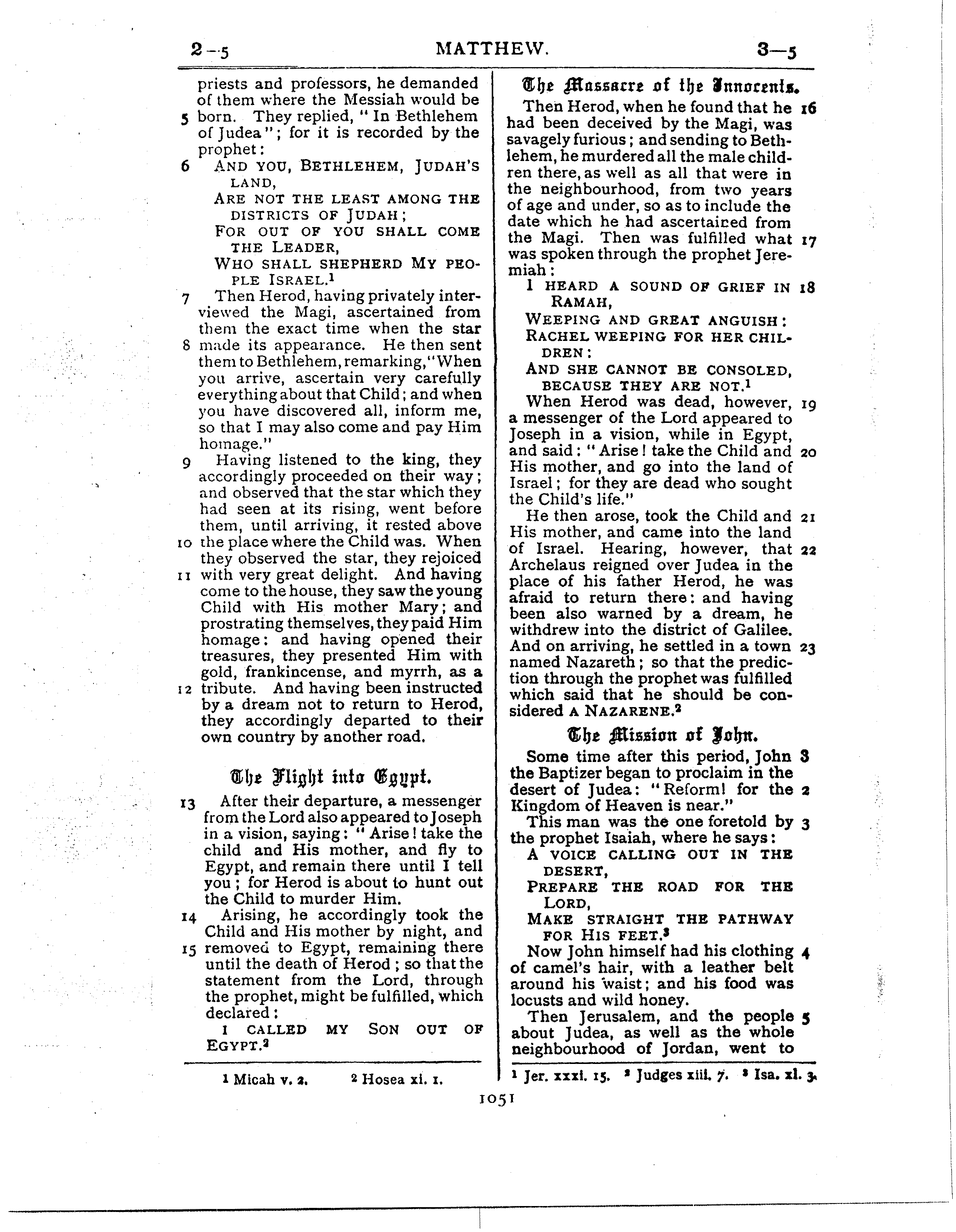 Ferrar Fenton Bible page 1051