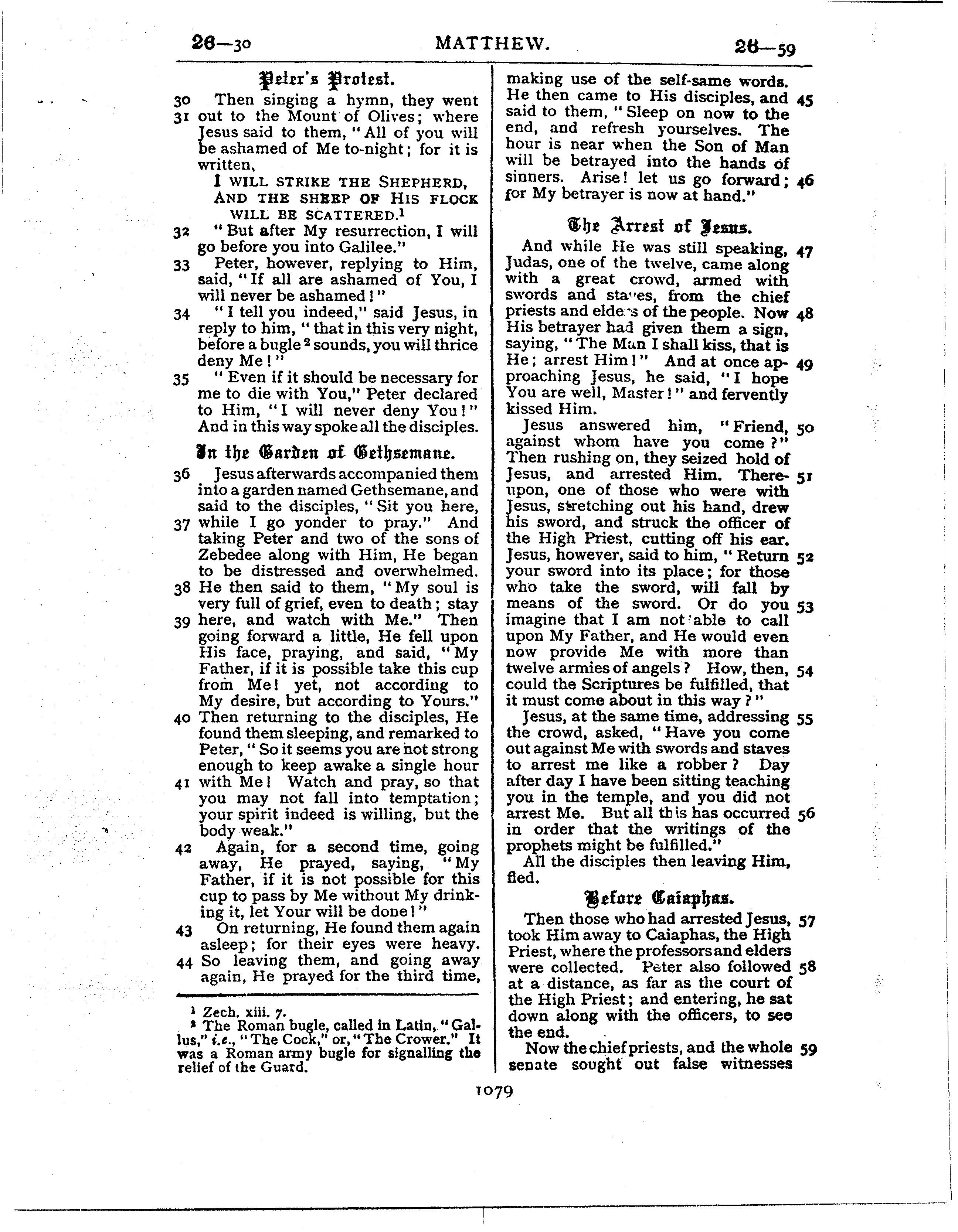 Ferrar Fenton Bible page 1079