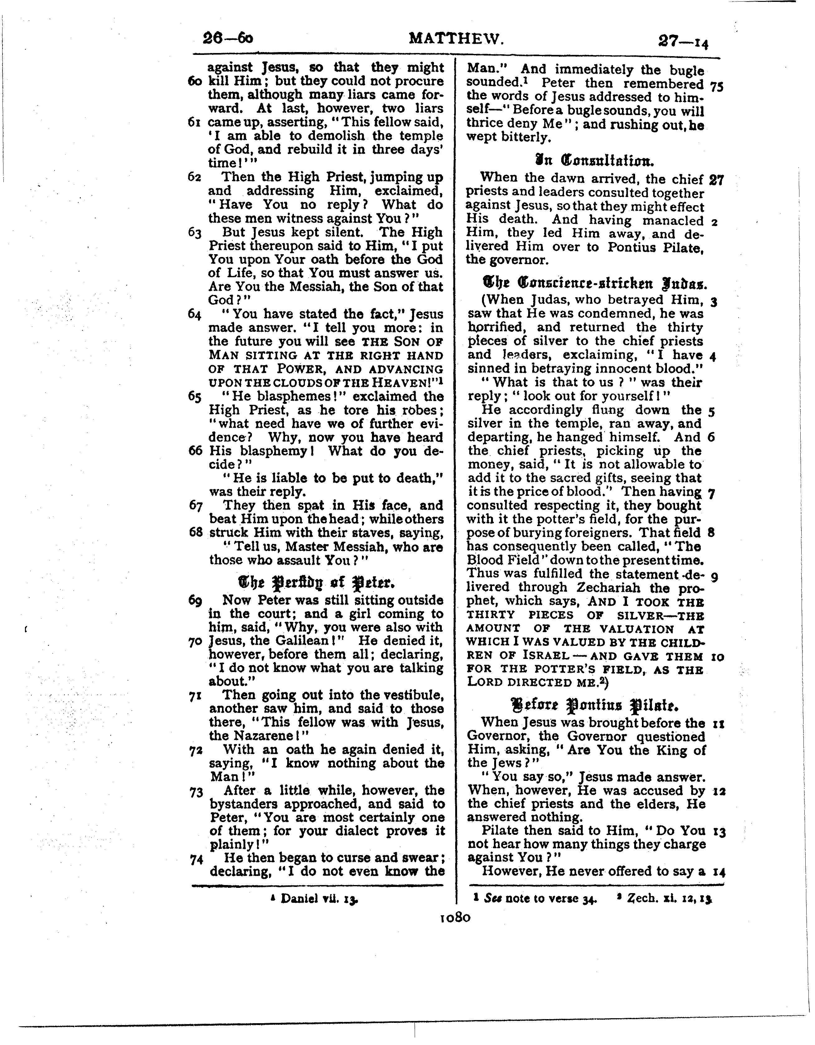 Ferrar Fenton Bible page 1080