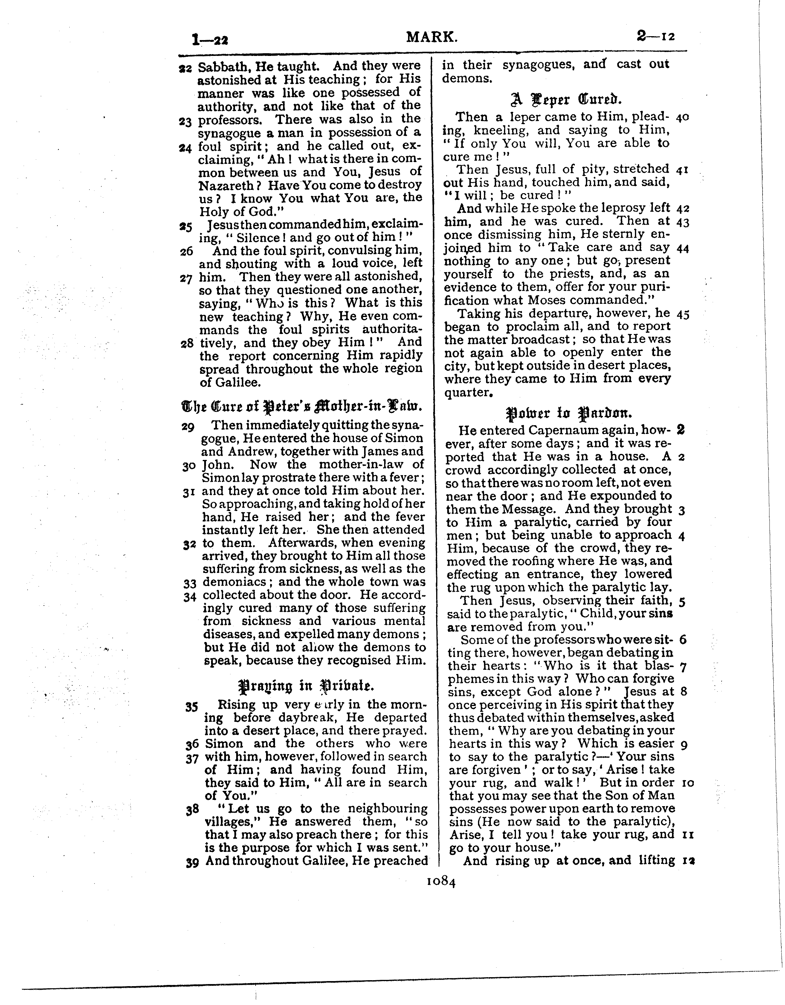 Ferrar Fenton Bible page 1084