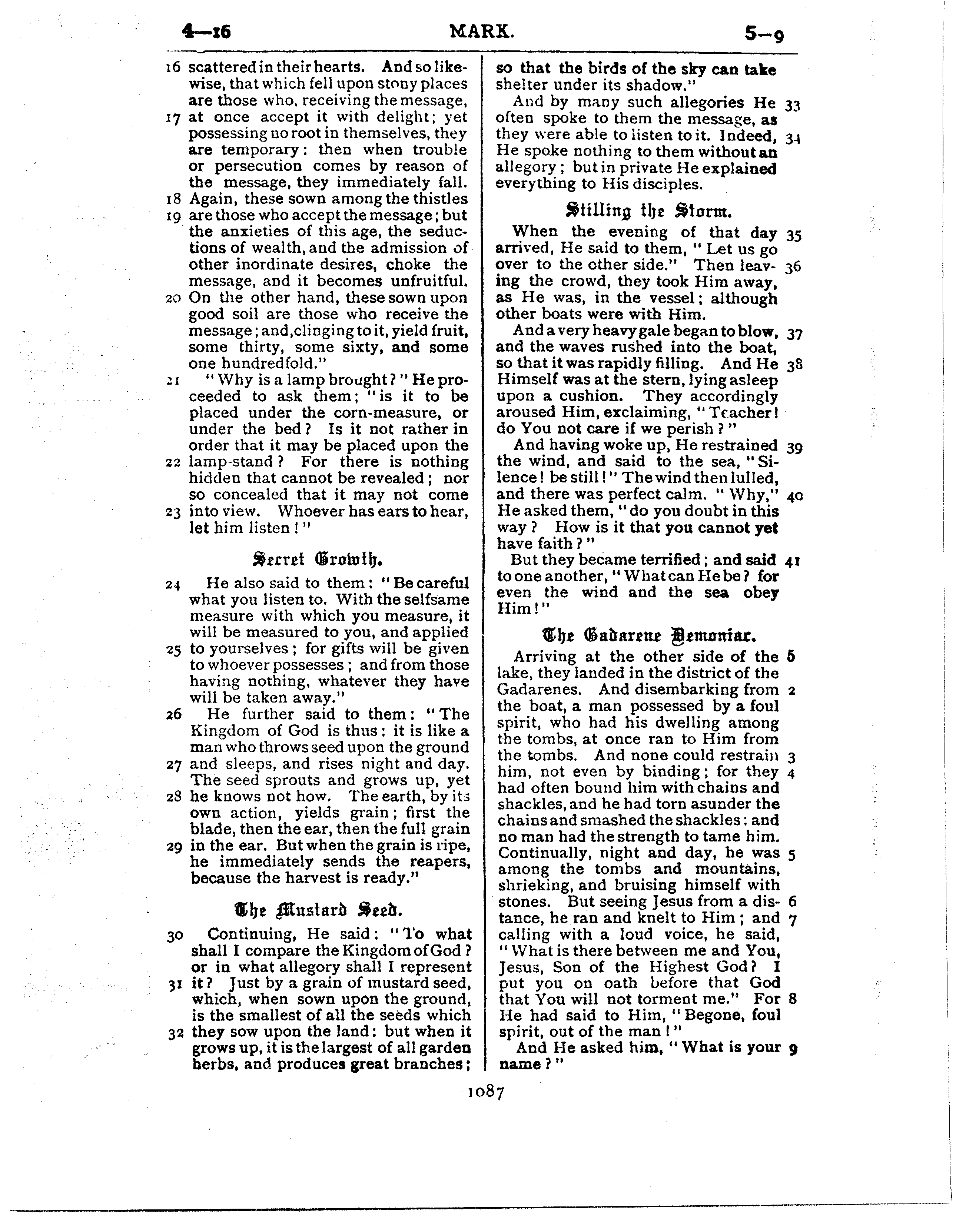 Ferrar Fenton Bible page 1087