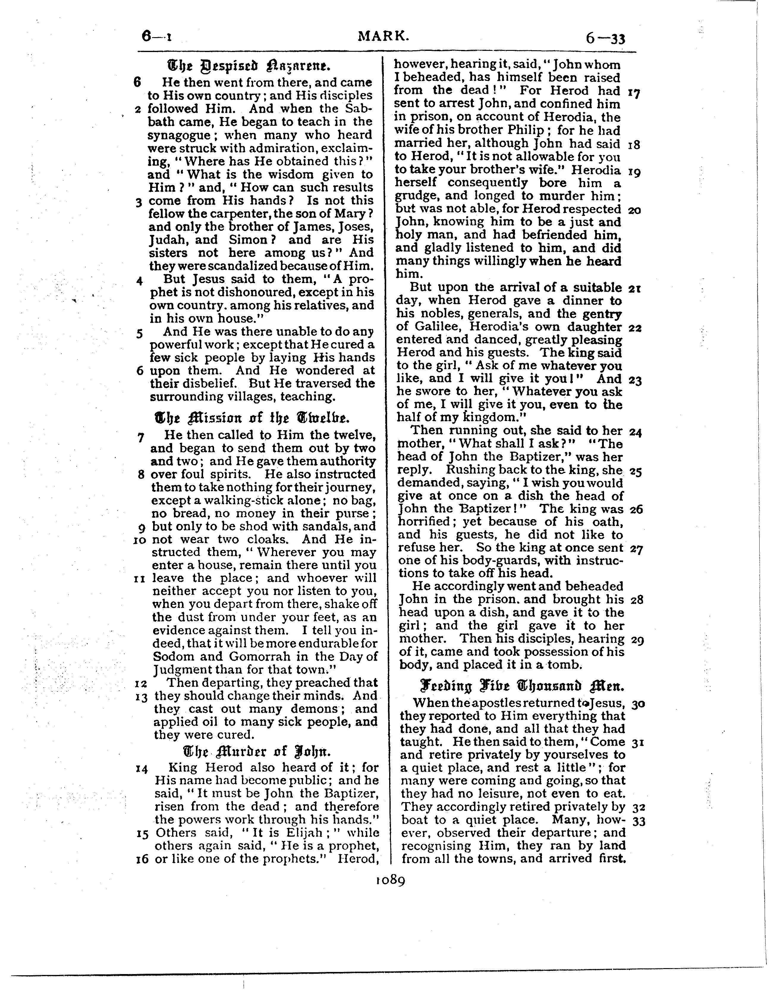 Ferrar Fenton Bible page 1089