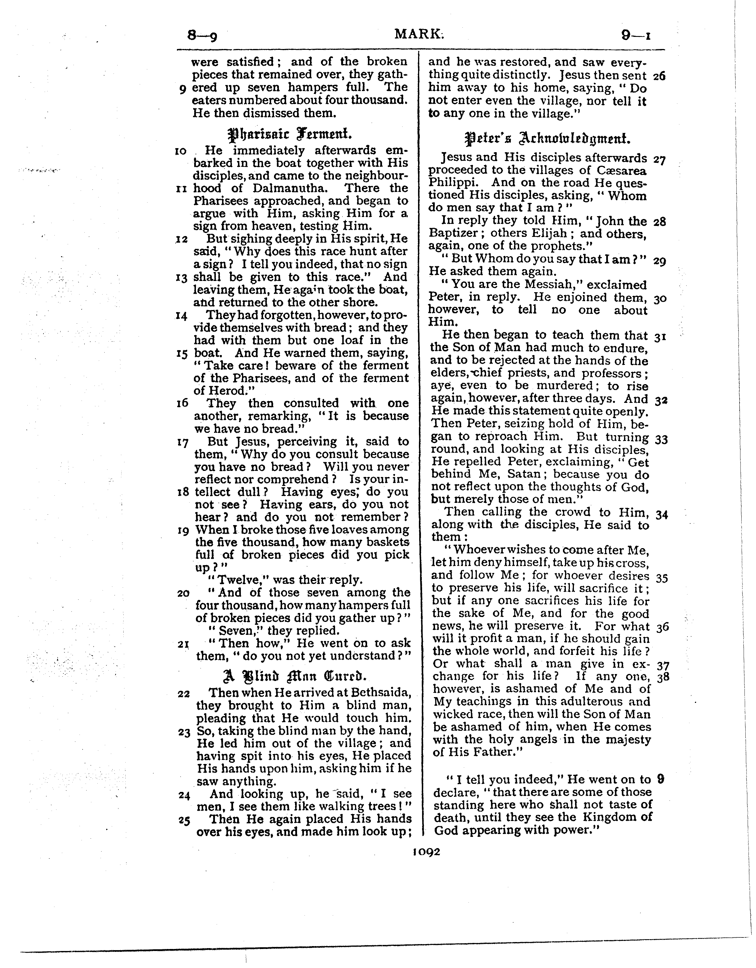 Ferrar Fenton Bible page 1092