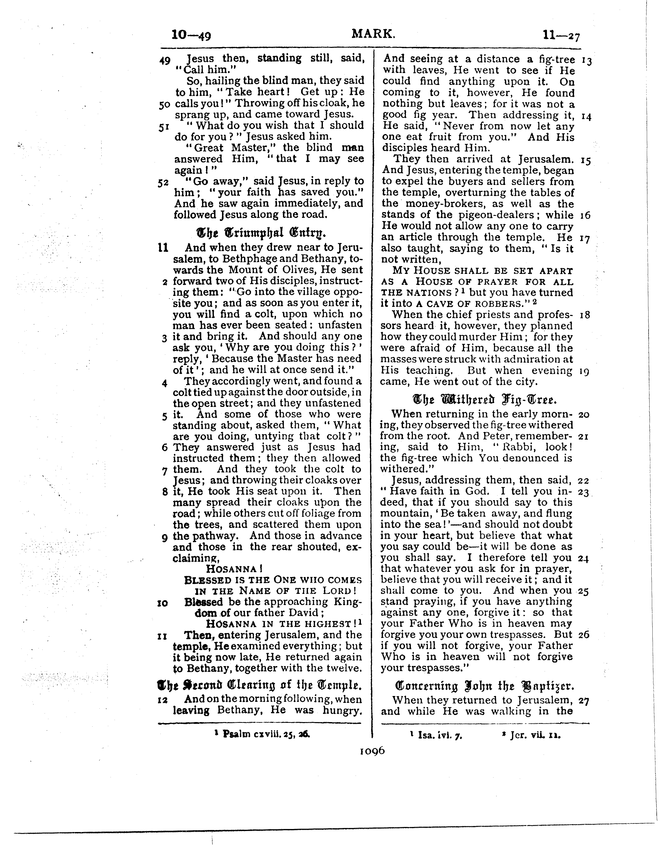 Ferrar Fenton Bible page 1096
