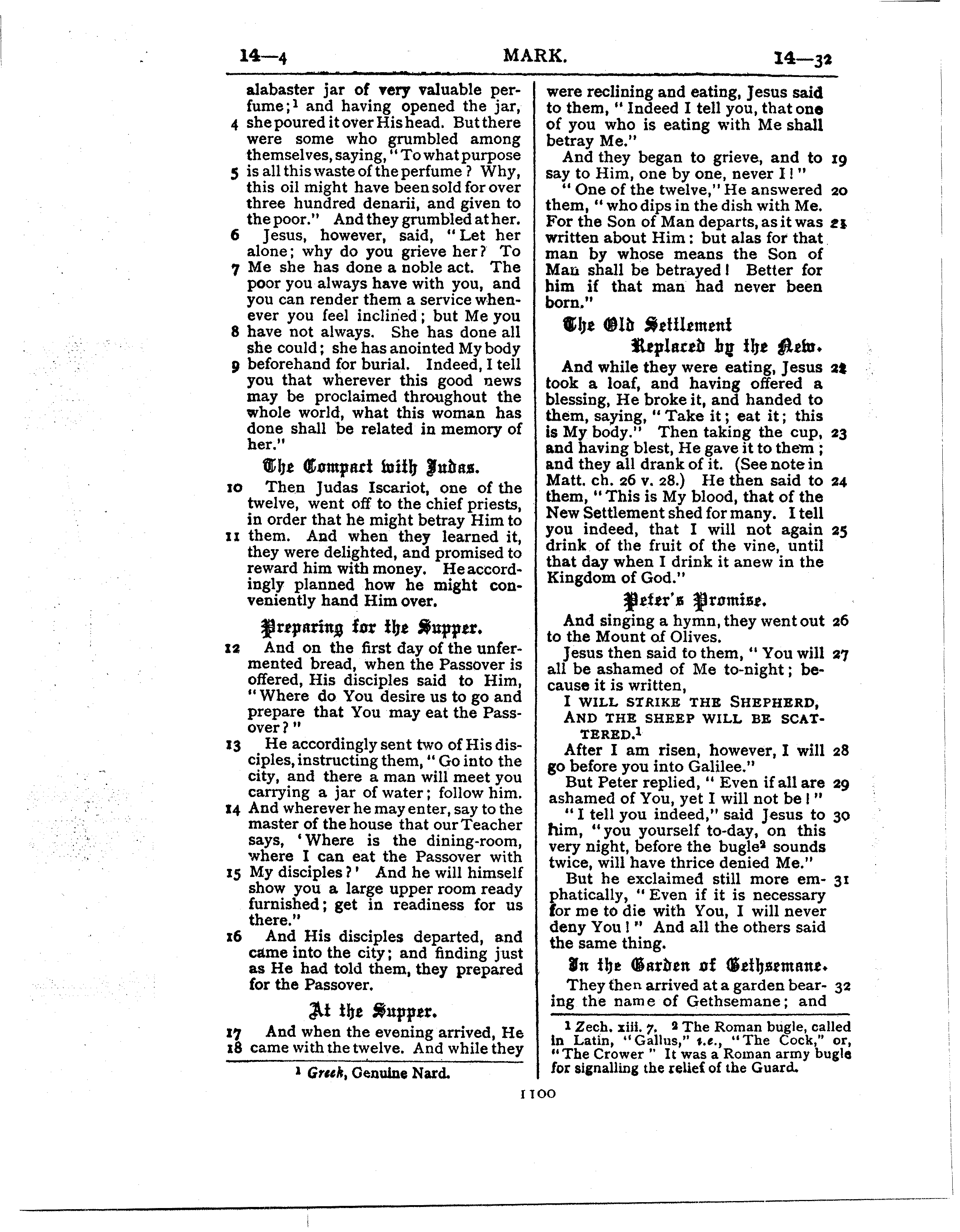 Ferrar Fenton Bible page 1100