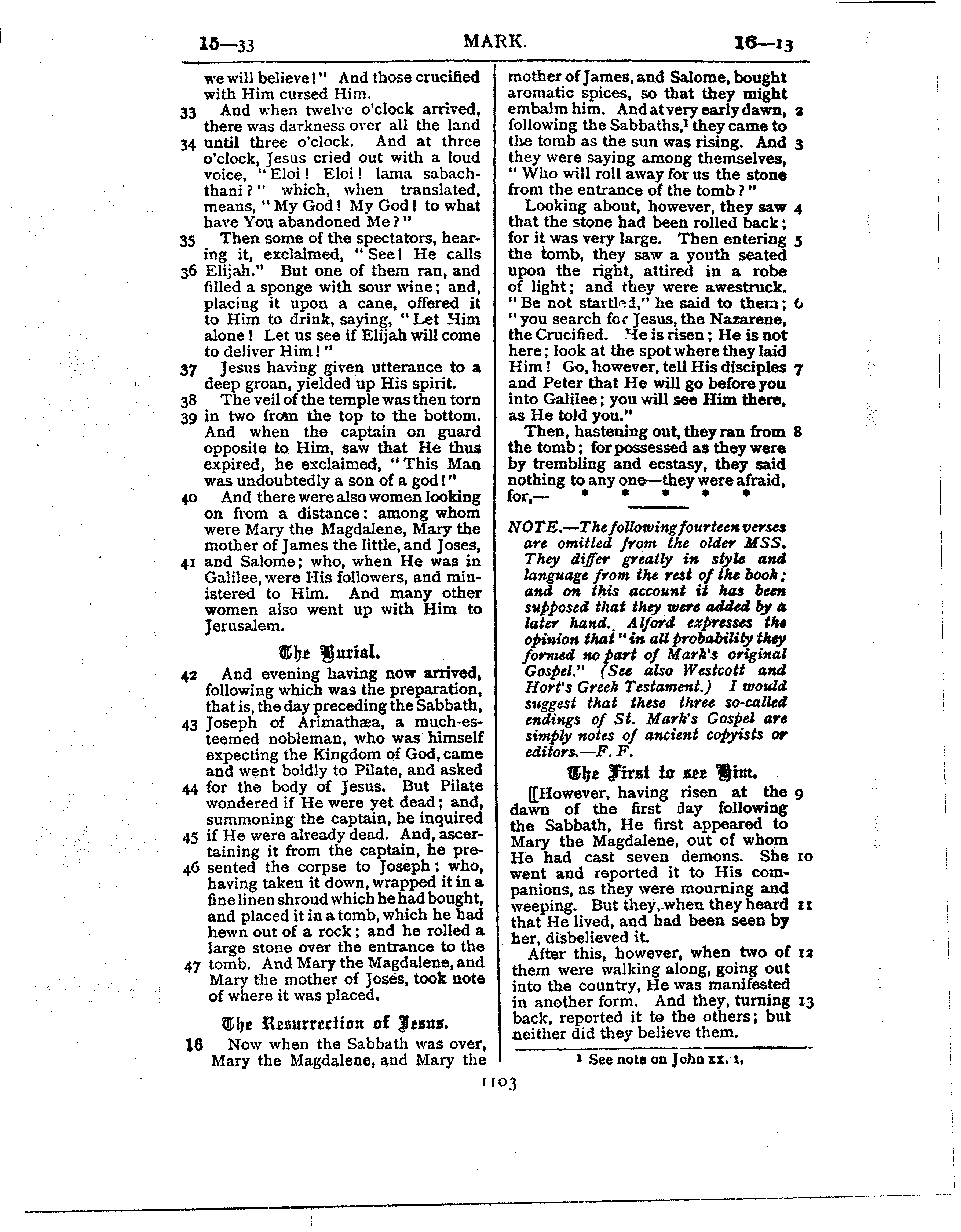 Ferrar Fenton Bible page 1103