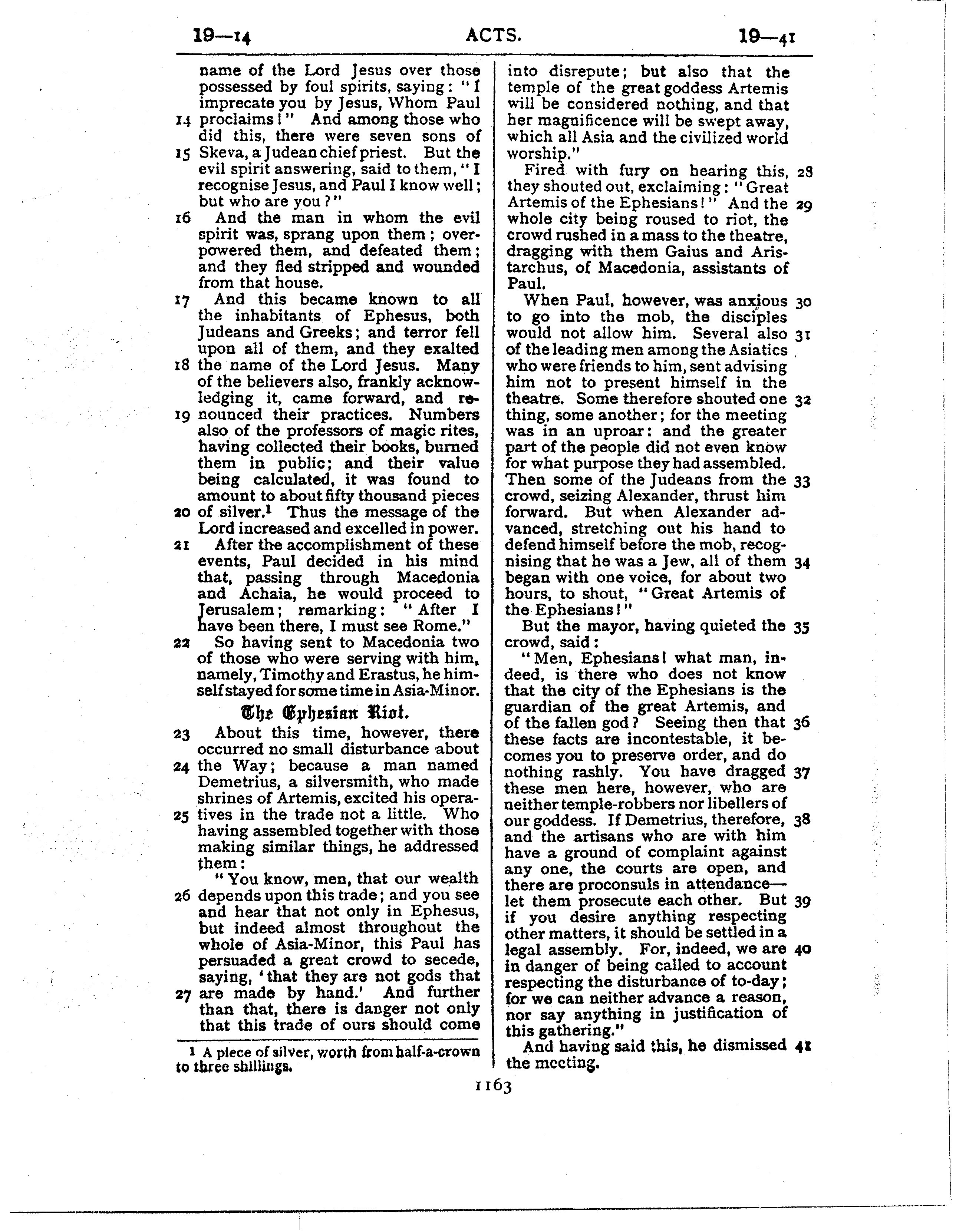 Ferrar Fenton Bible page 1163