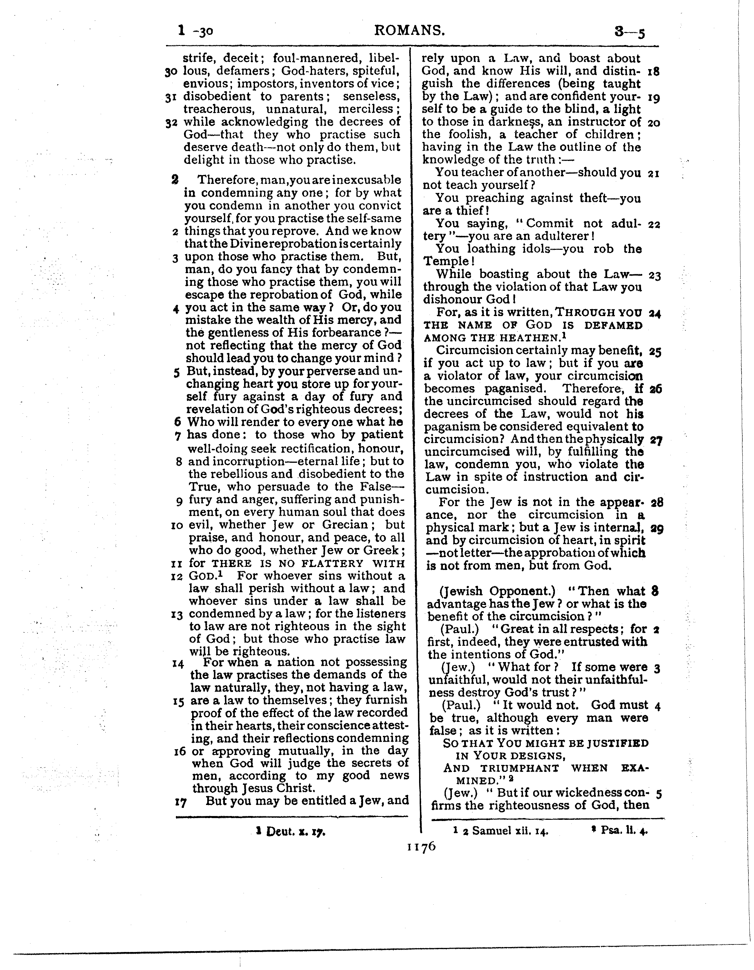 Ferrar Fenton Bible page 1176