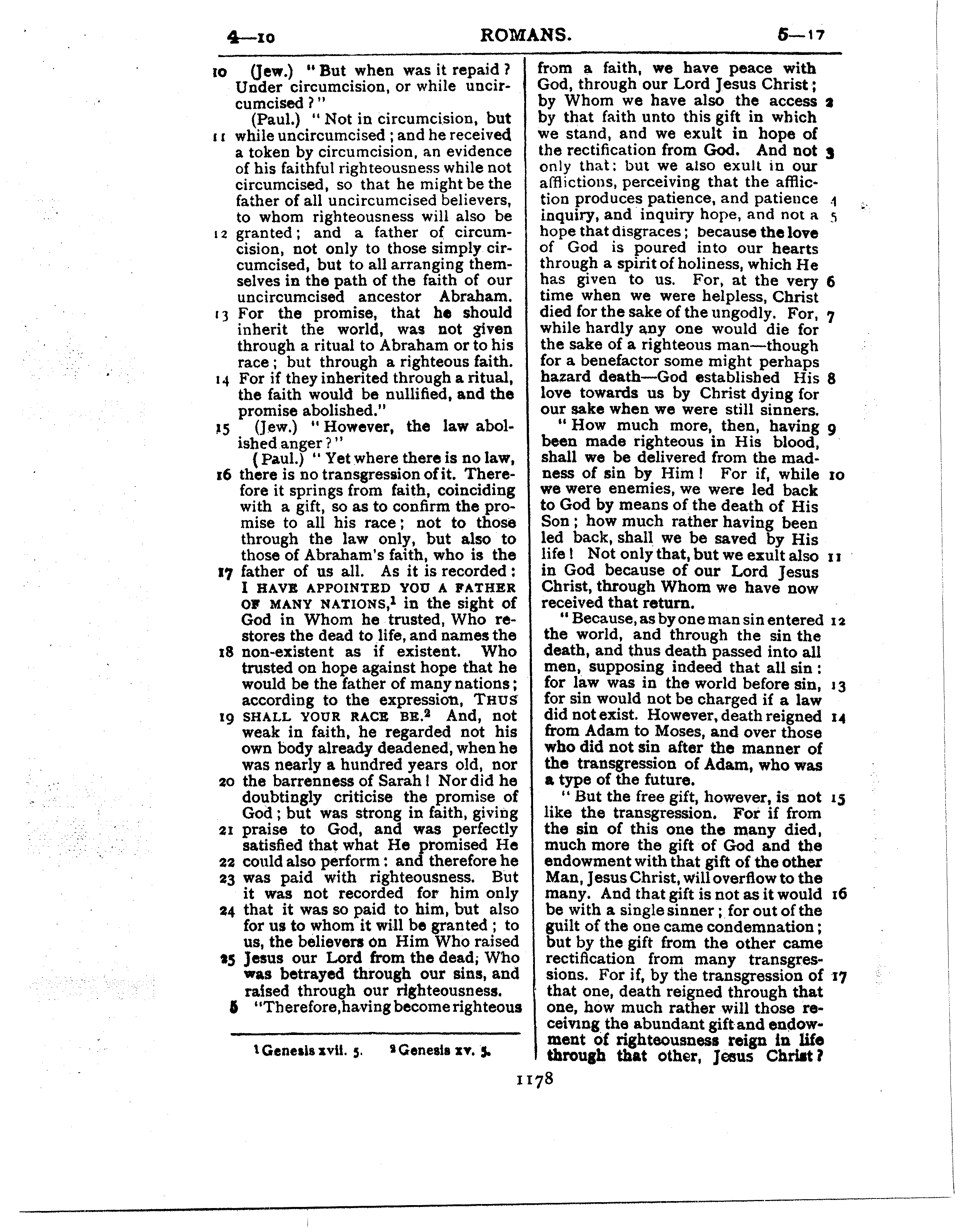 Ferrar Fenton Bible page 1178