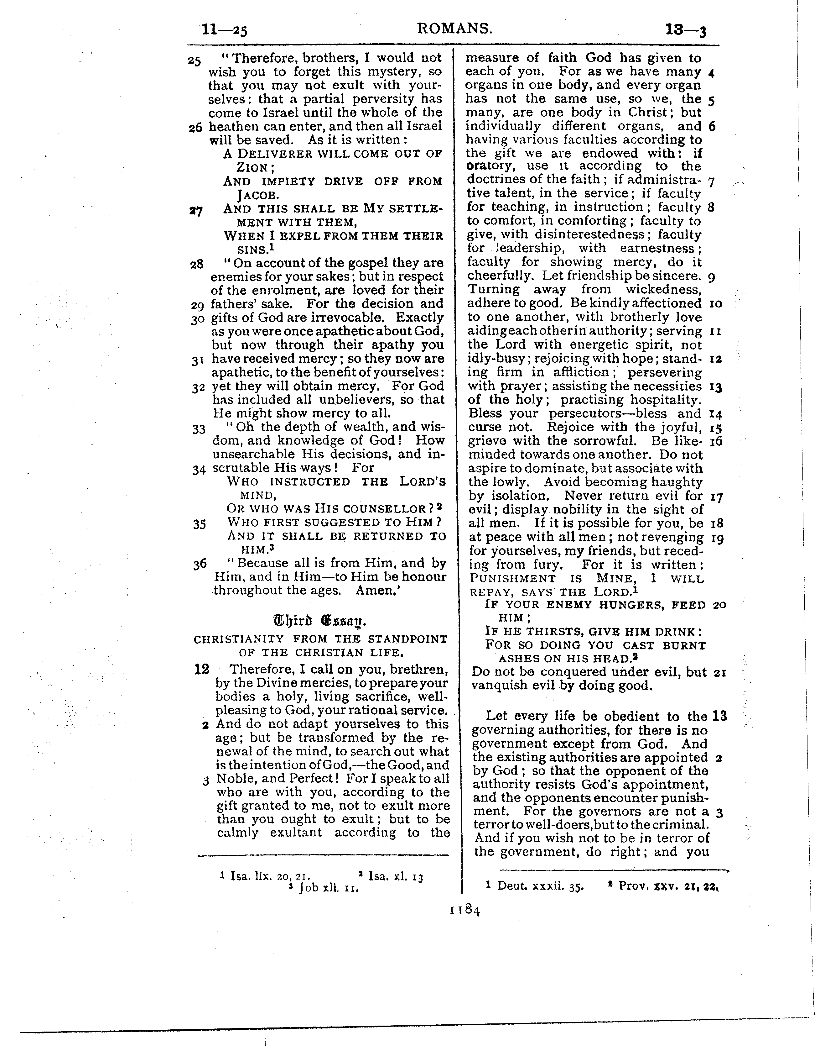 Ferrar Fenton Bible page 1184