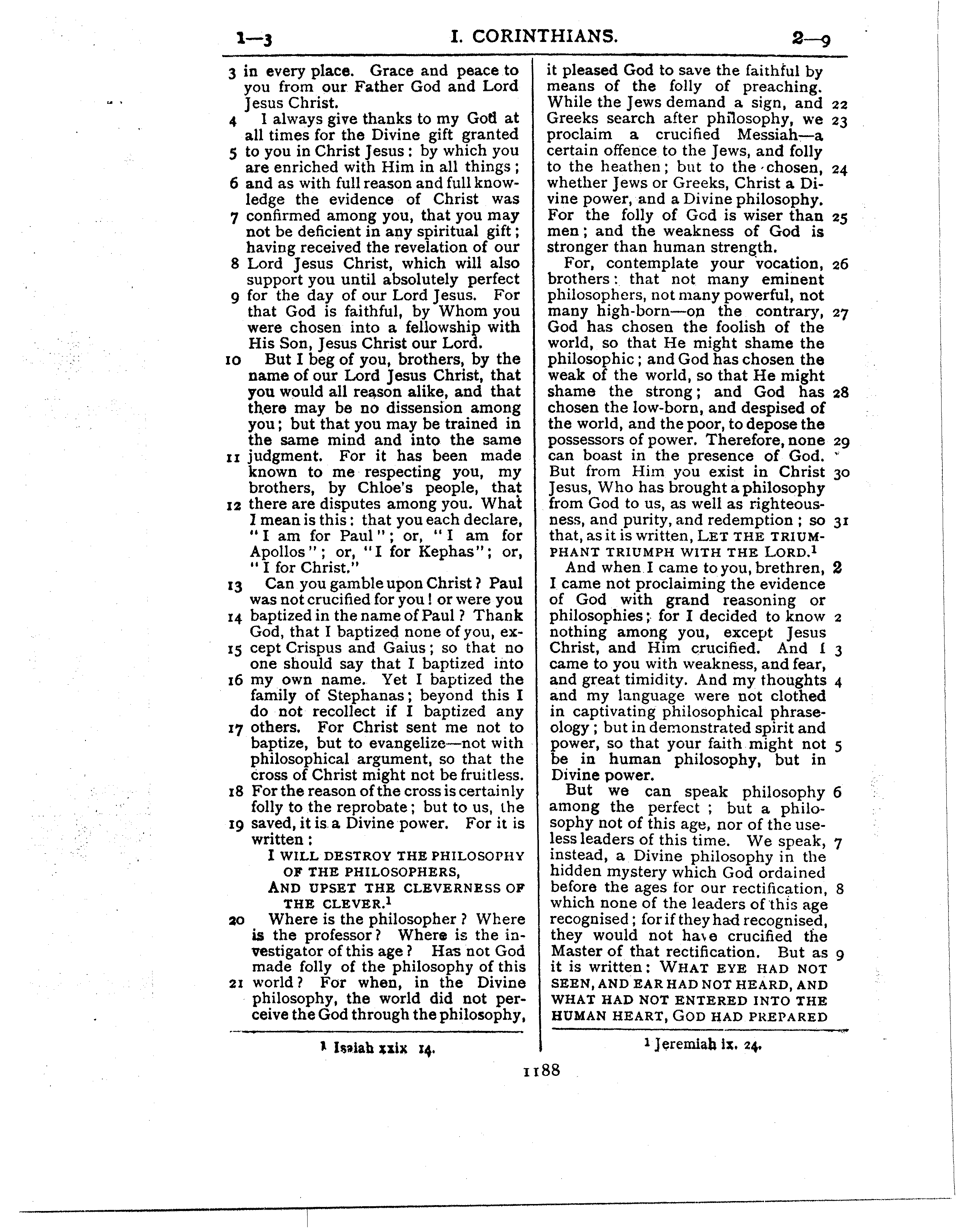 Ferrar Fenton Bible page 1188