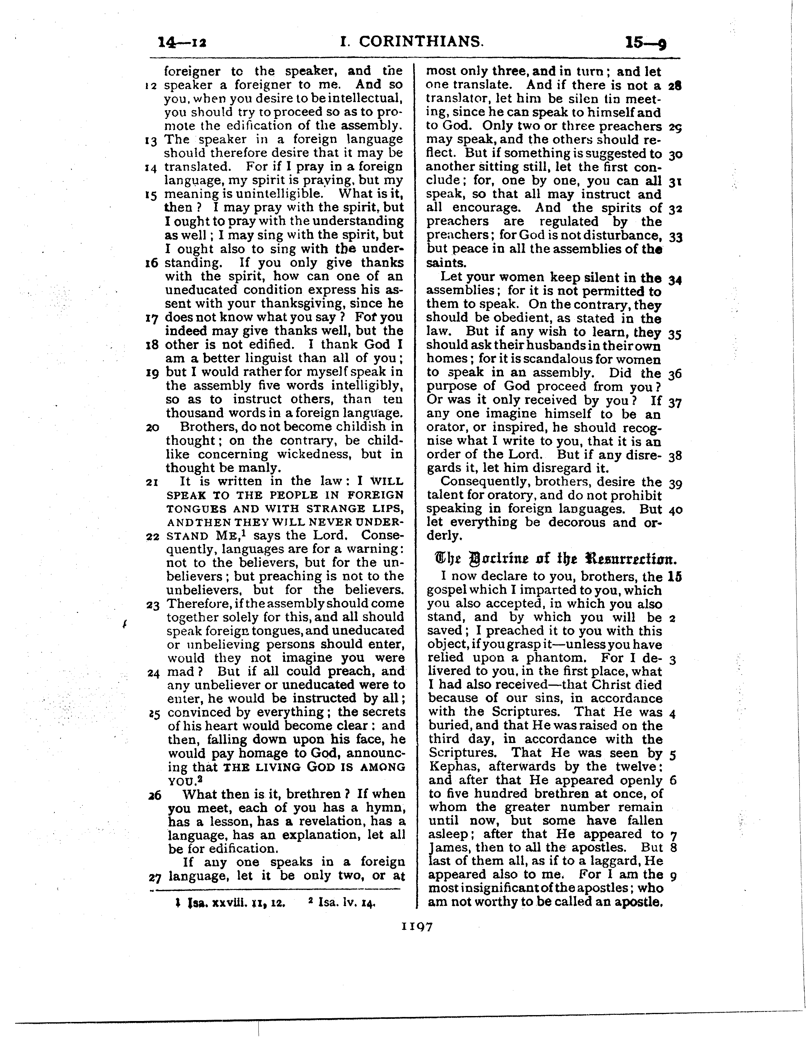 Ferrar Fenton Bible page 1197