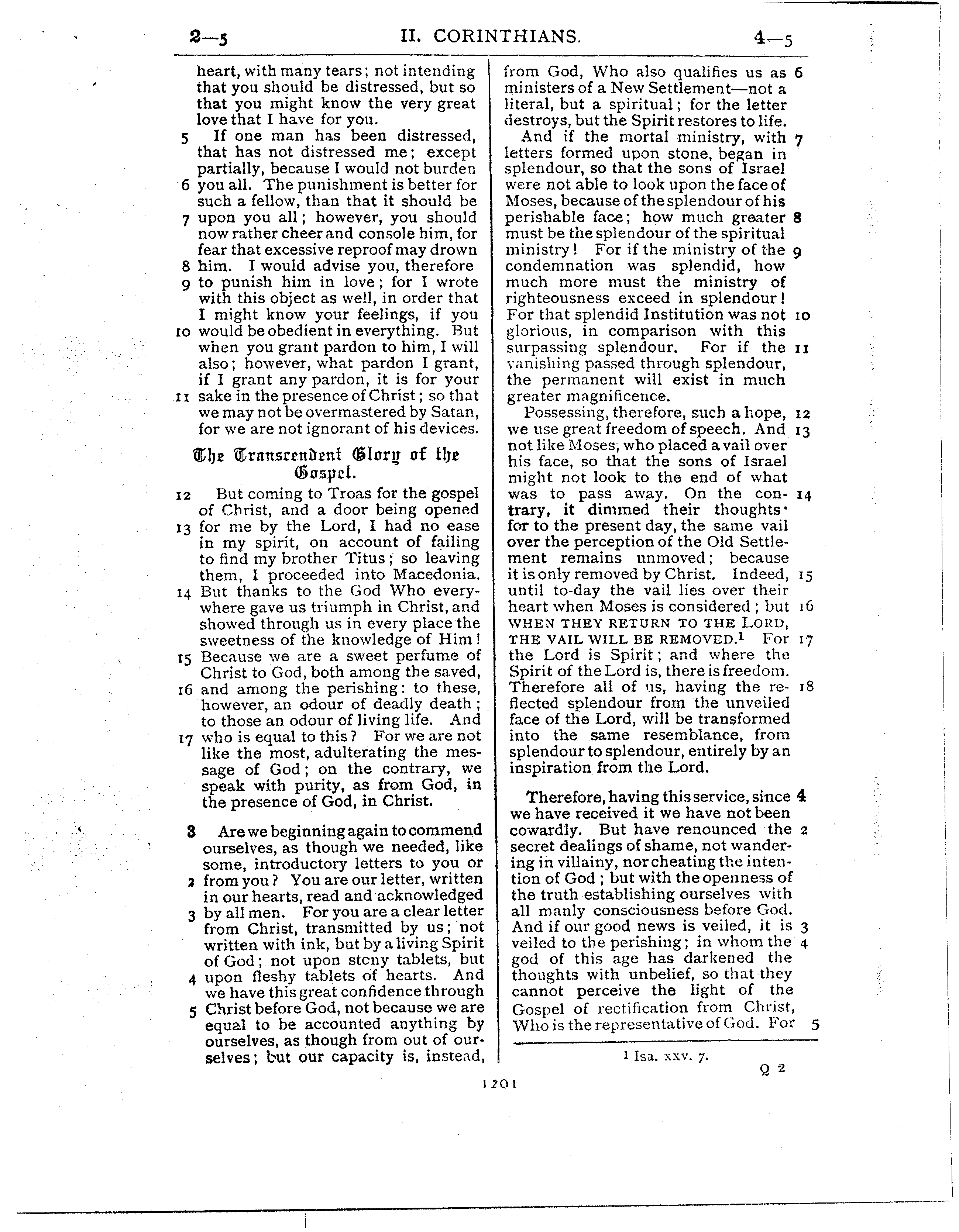 Ferrar Fenton Bible page 1201