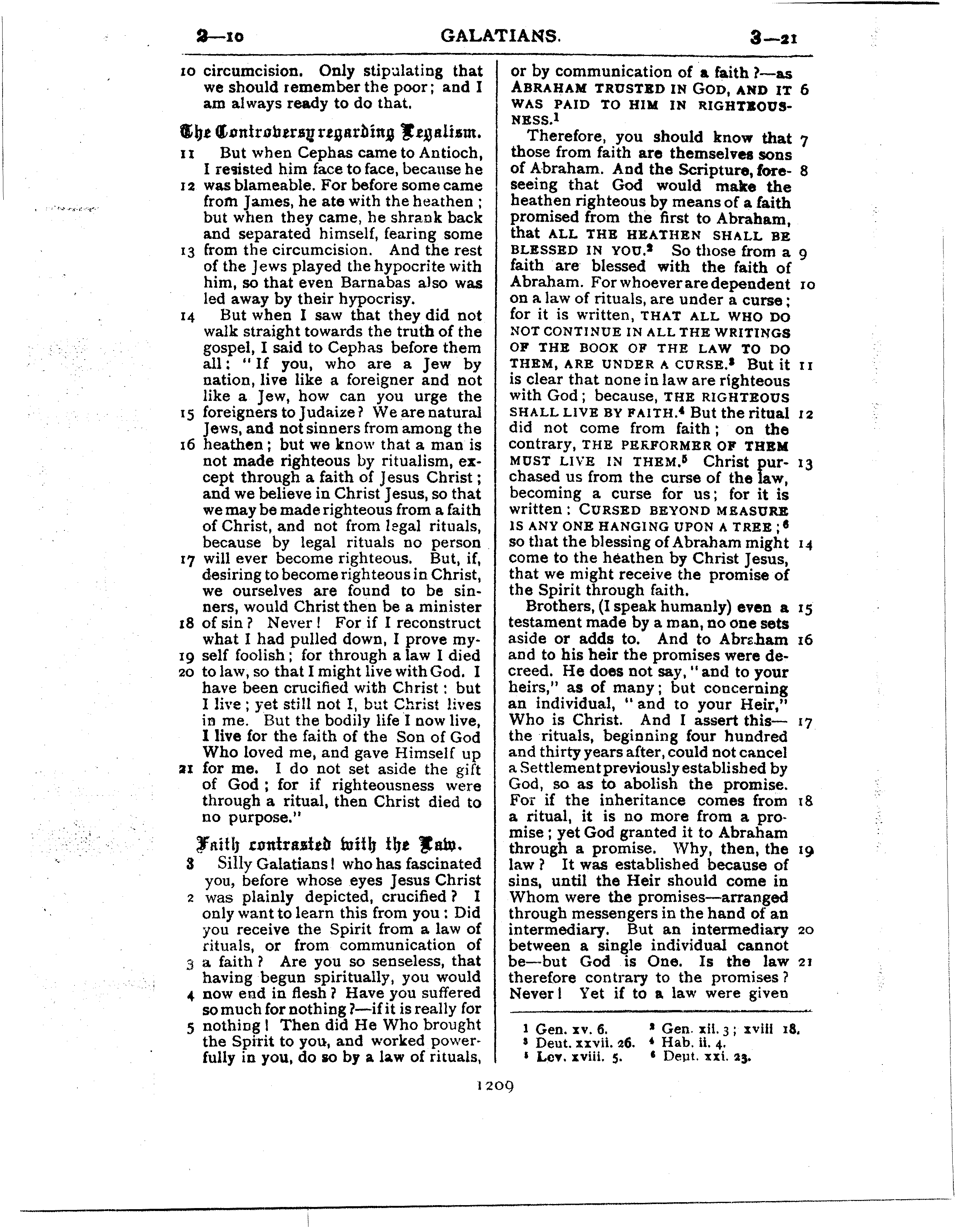 Ferrar Fenton Bible page 1209