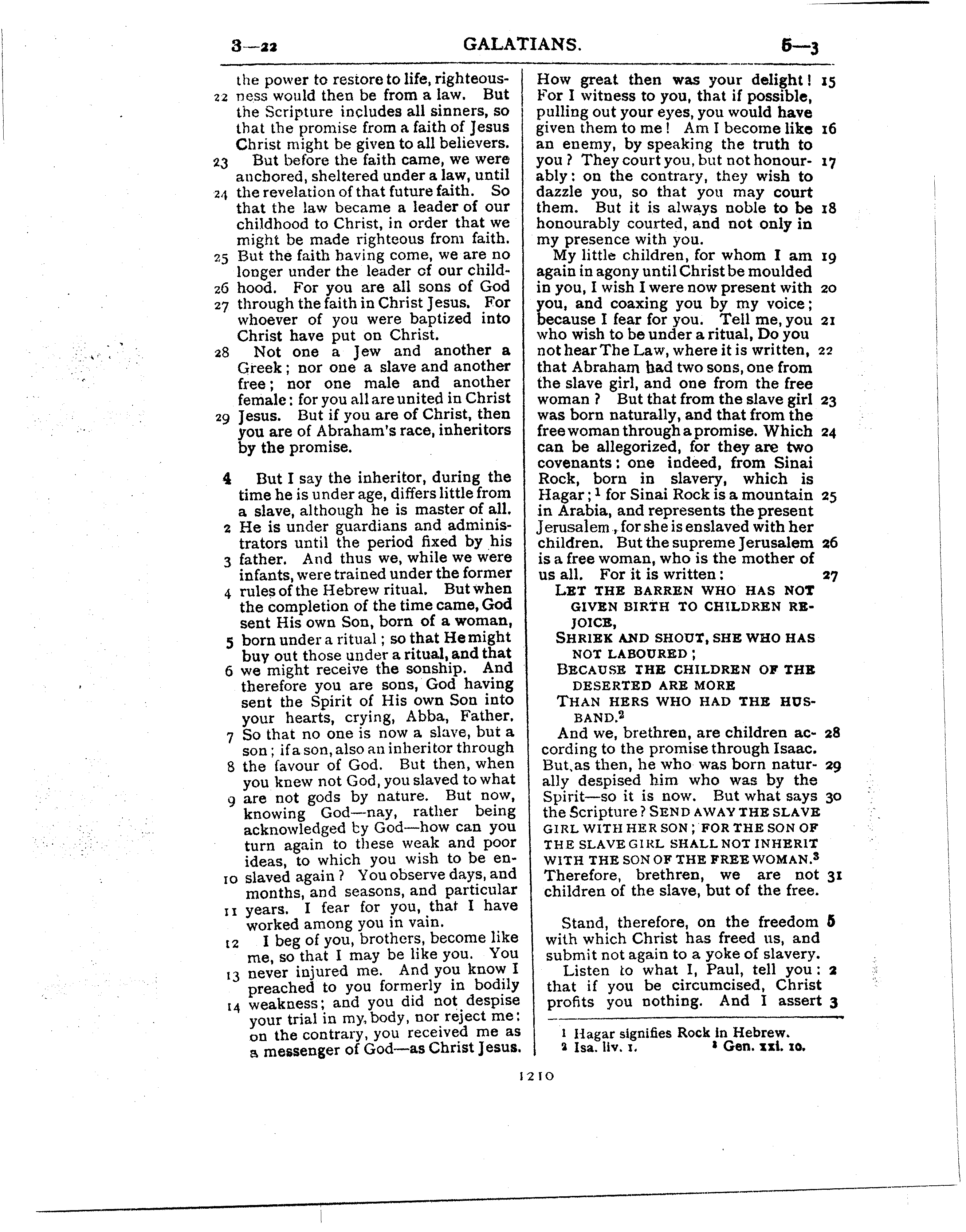 Ferrar Fenton Bible page 1210