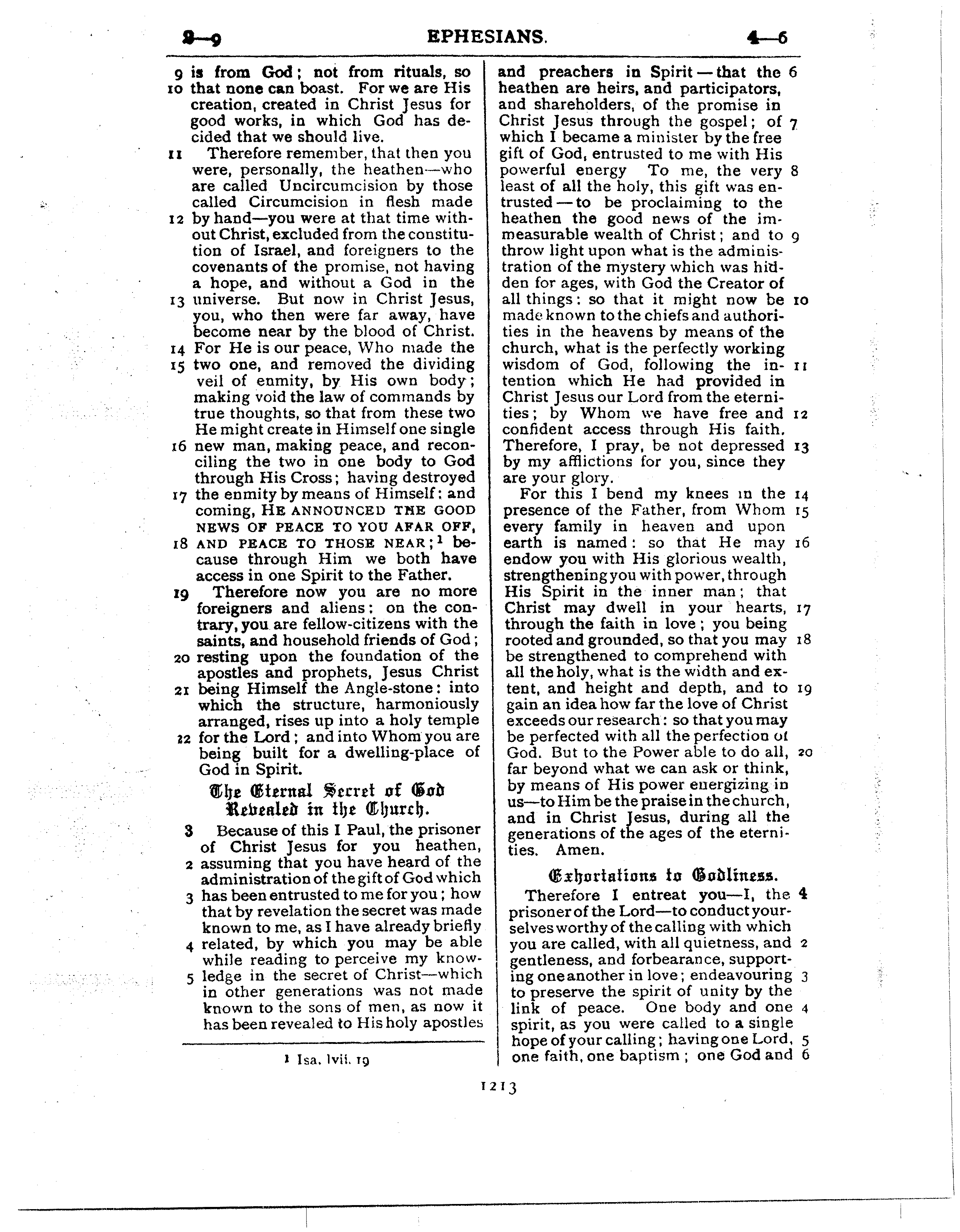 Ferrar Fenton Bible page 1213