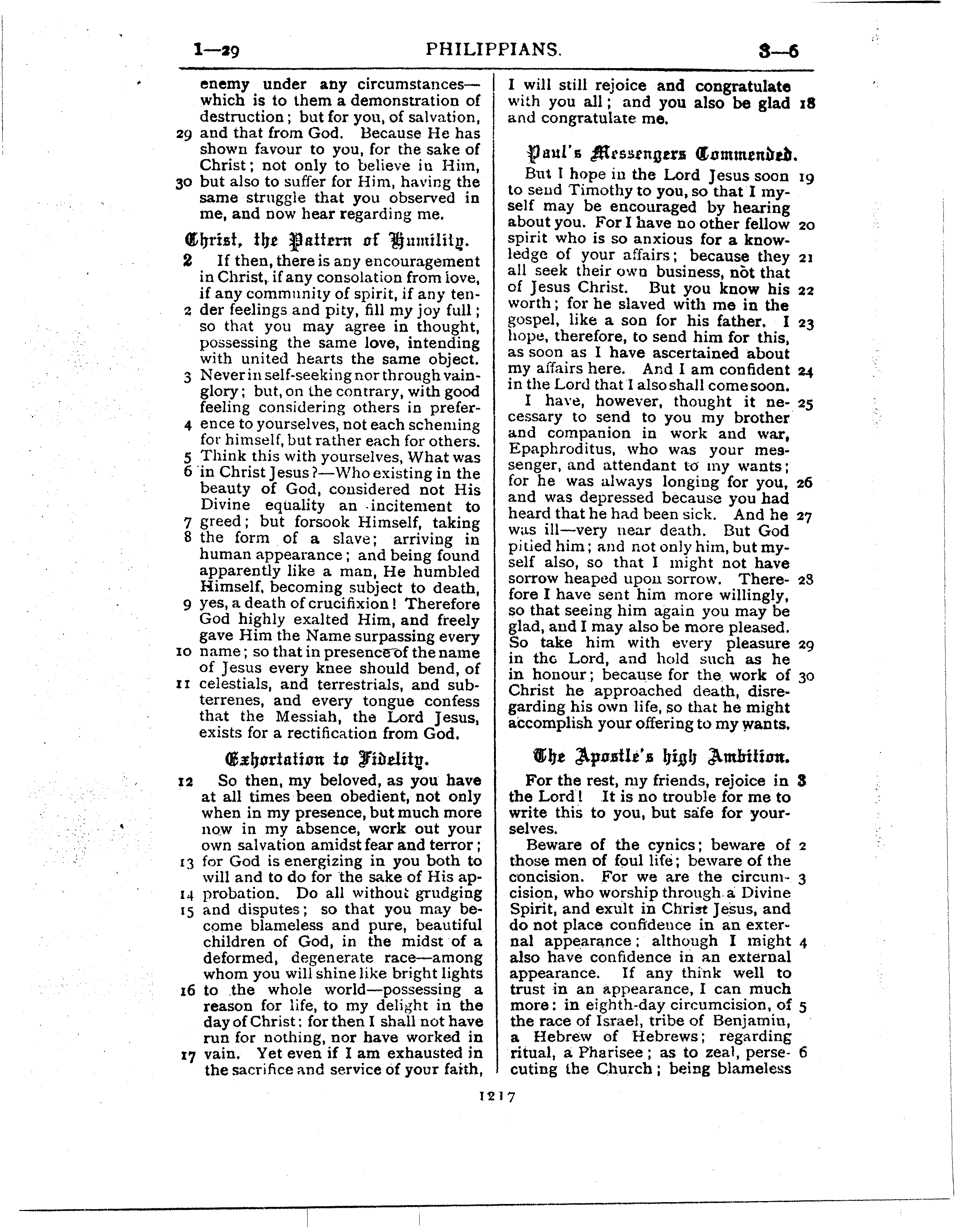 Ferrar Fenton Bible page 1217