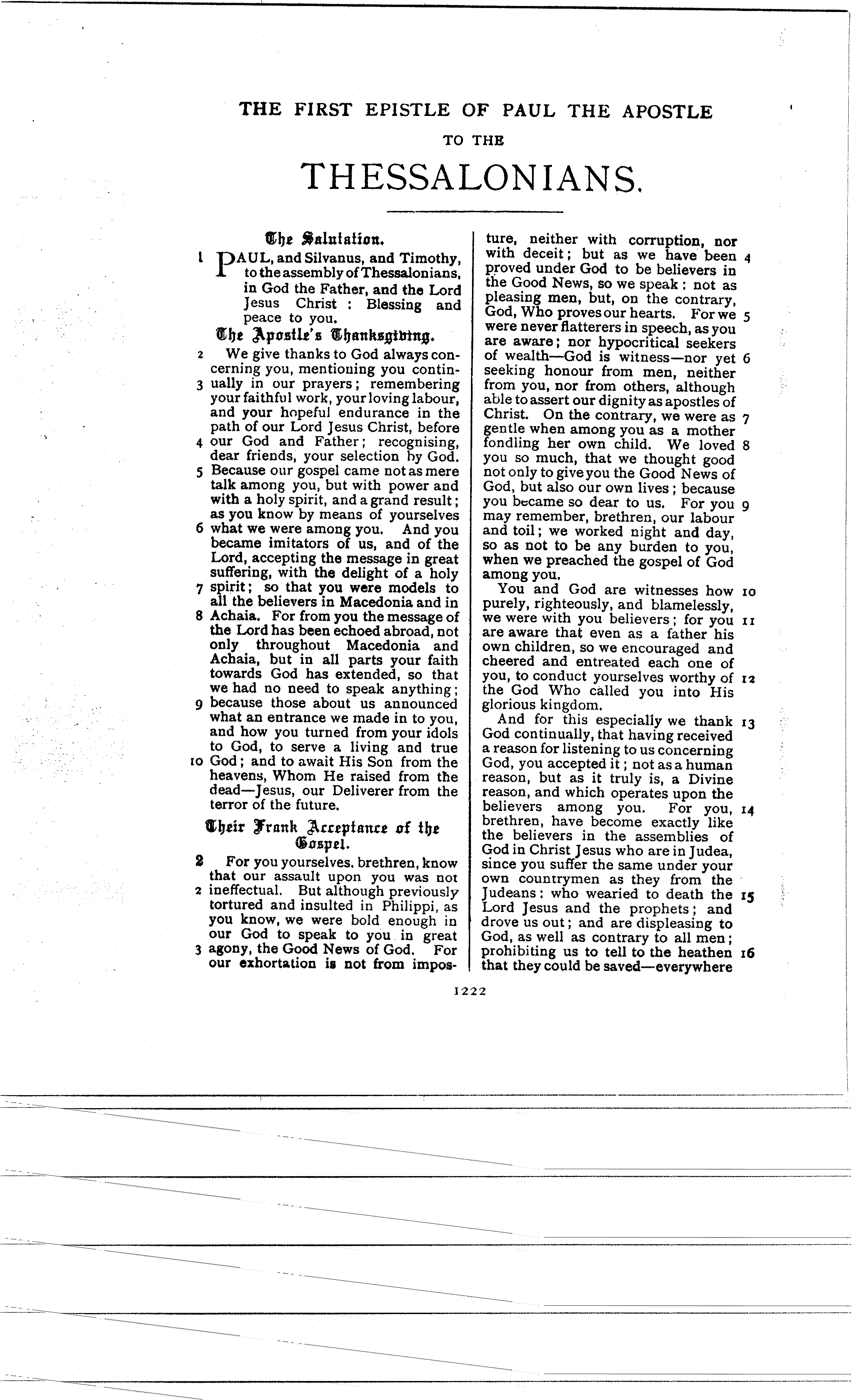 Ferrar Fenton Bible page 1222