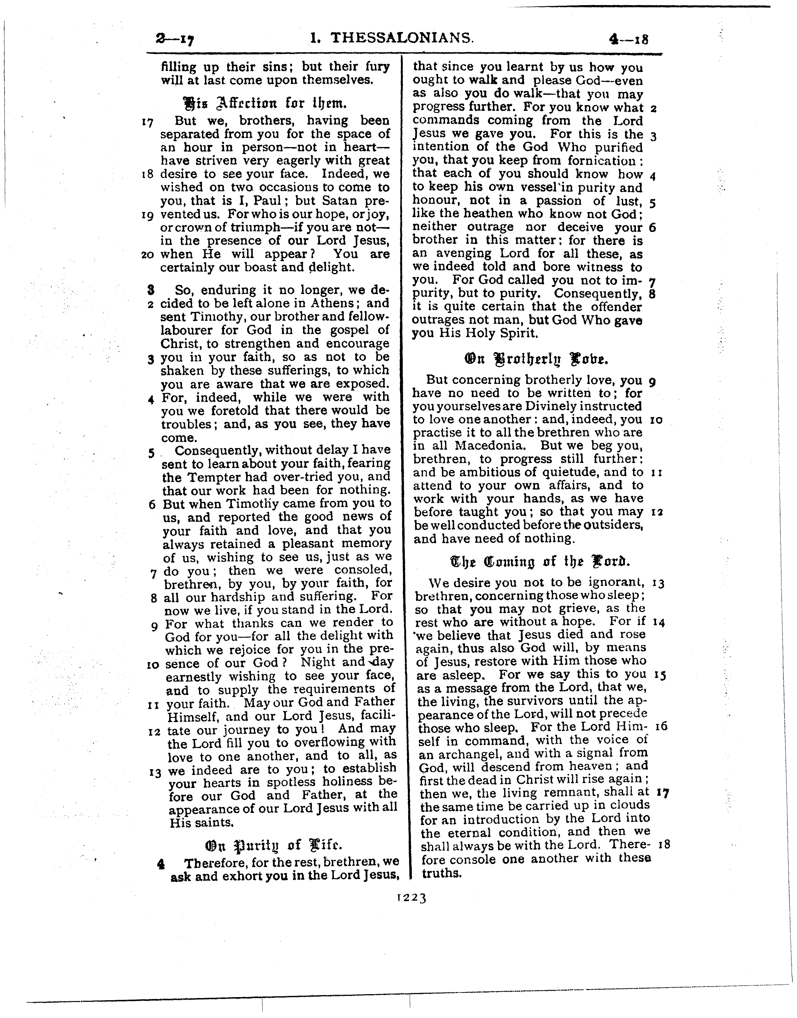 Ferrar Fenton Bible page 1223