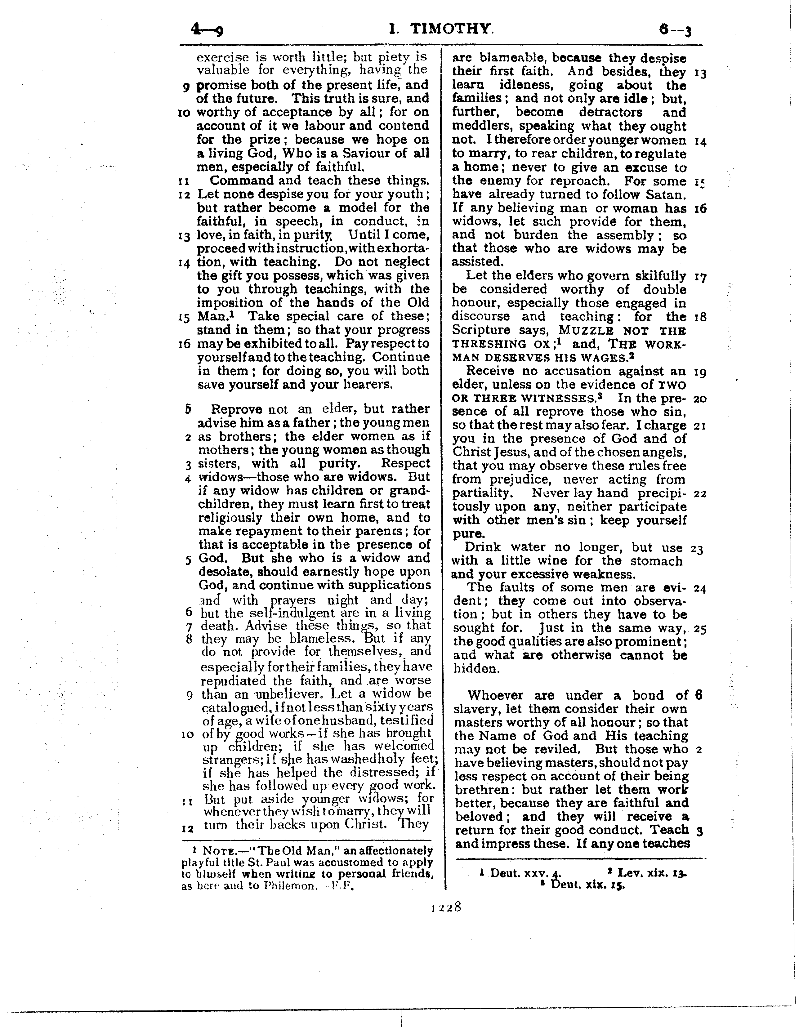 Ferrar Fenton Bible page 1228