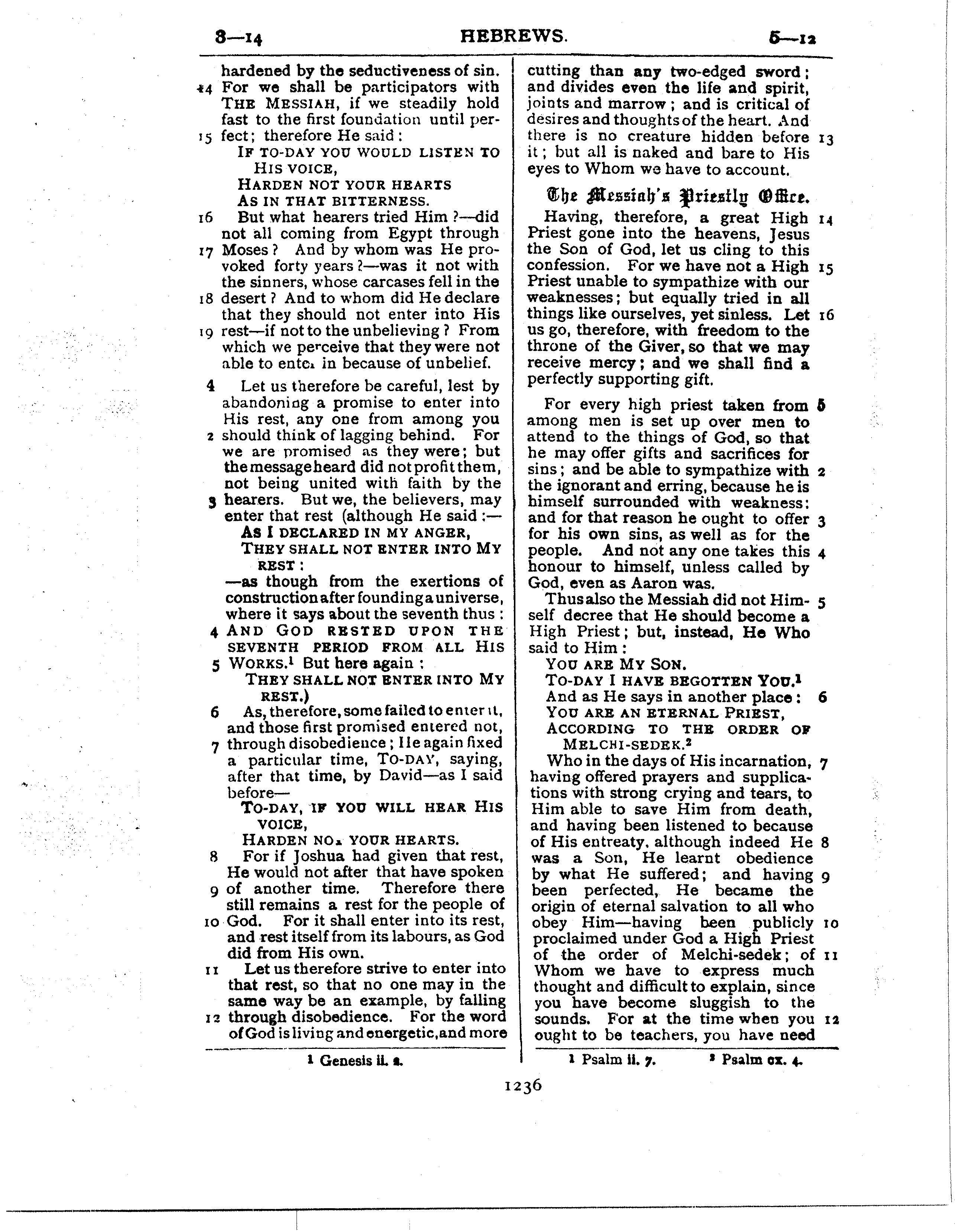 Ferrar Fenton Bible page 1236