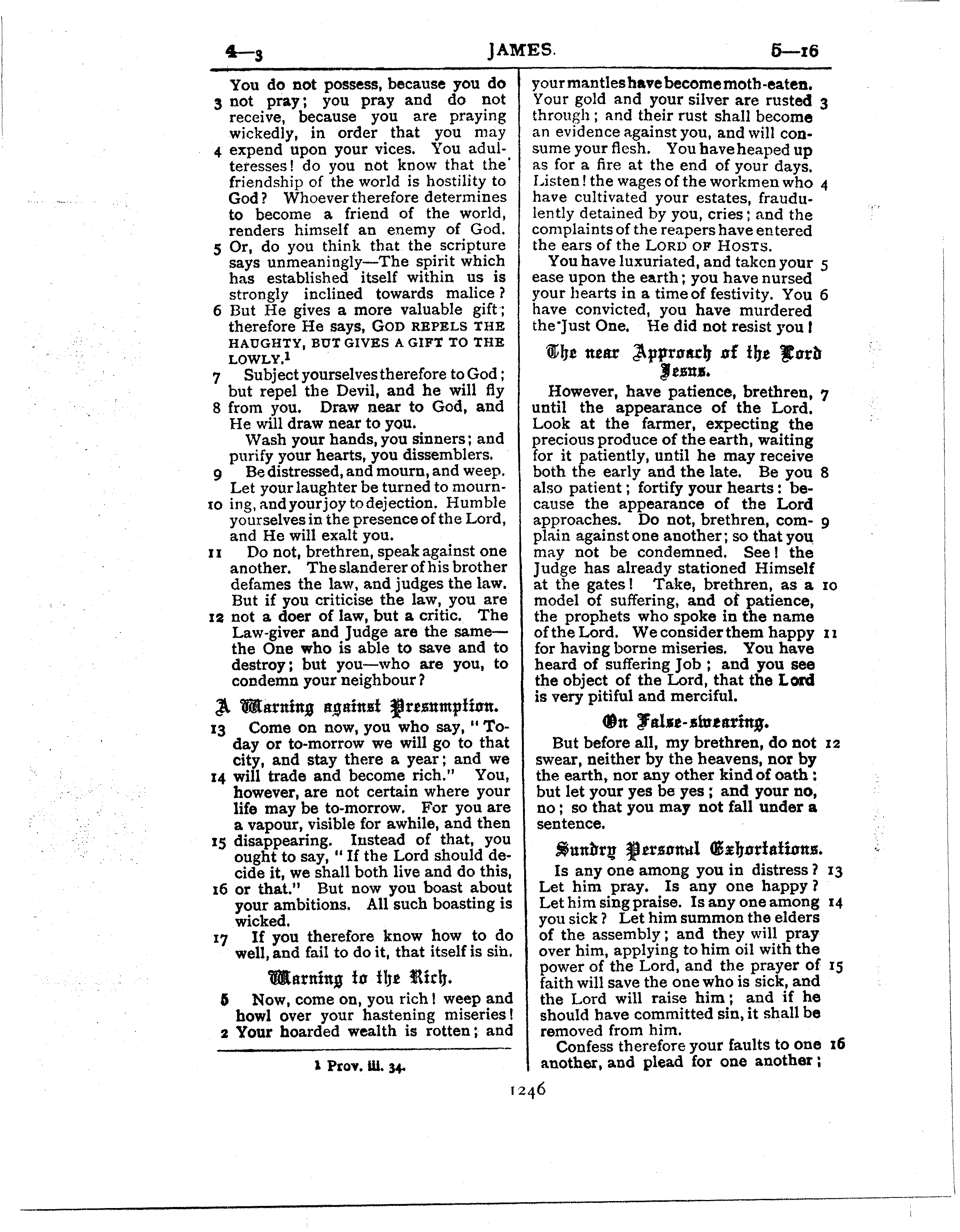 Ferrar Fenton Bible page 1246