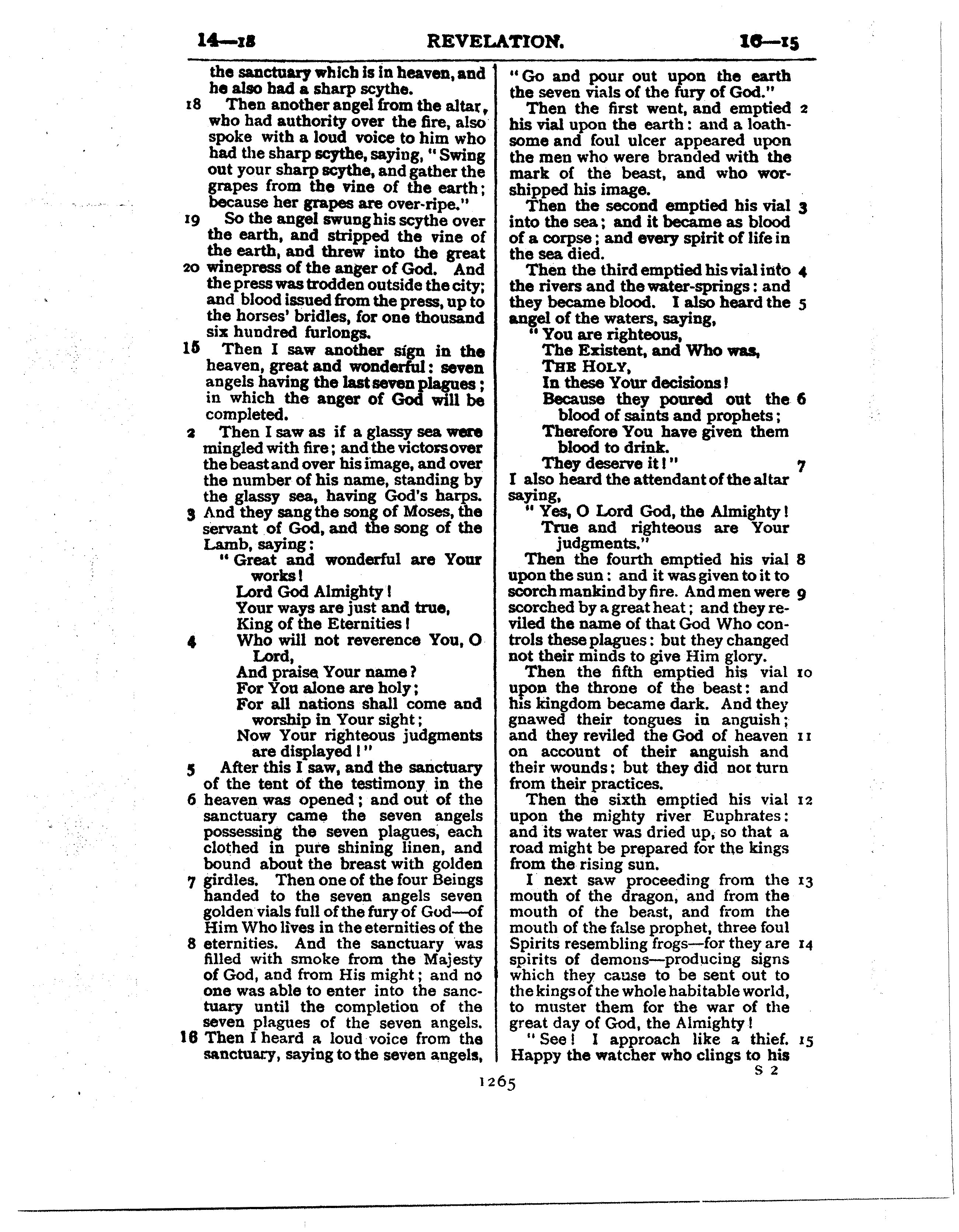 Ferrar Fenton Bible page 1265