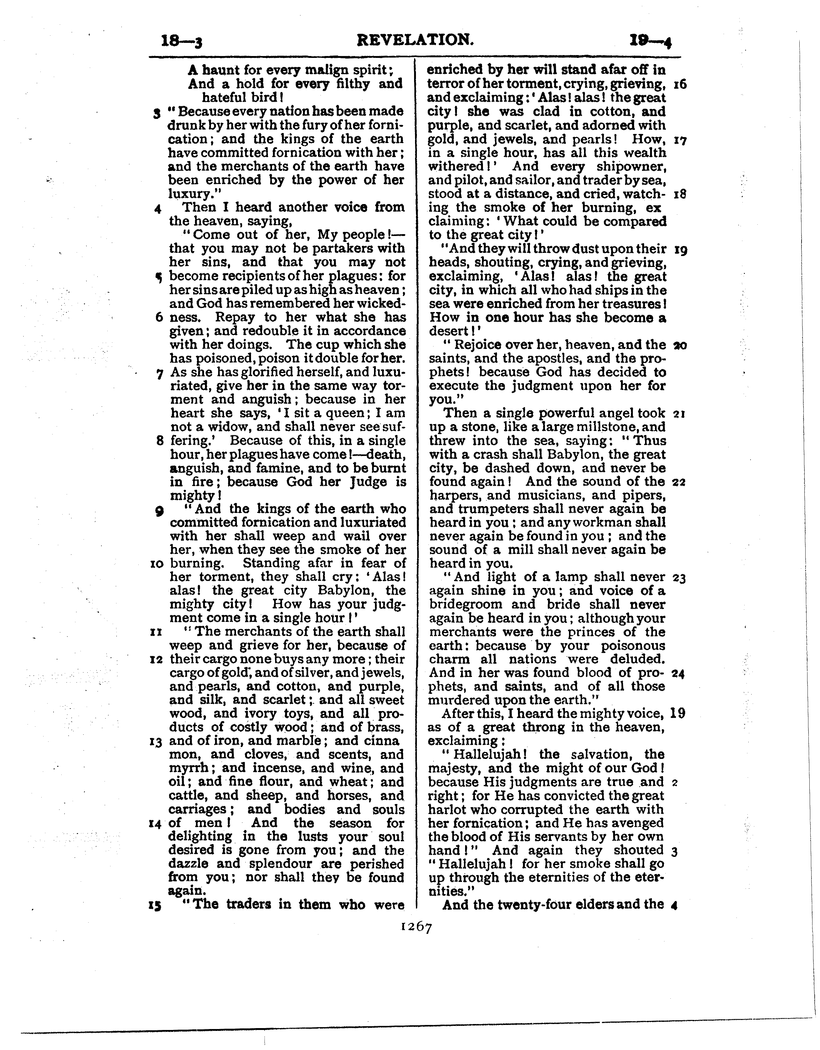 Ferrar Fenton Bible page 1267