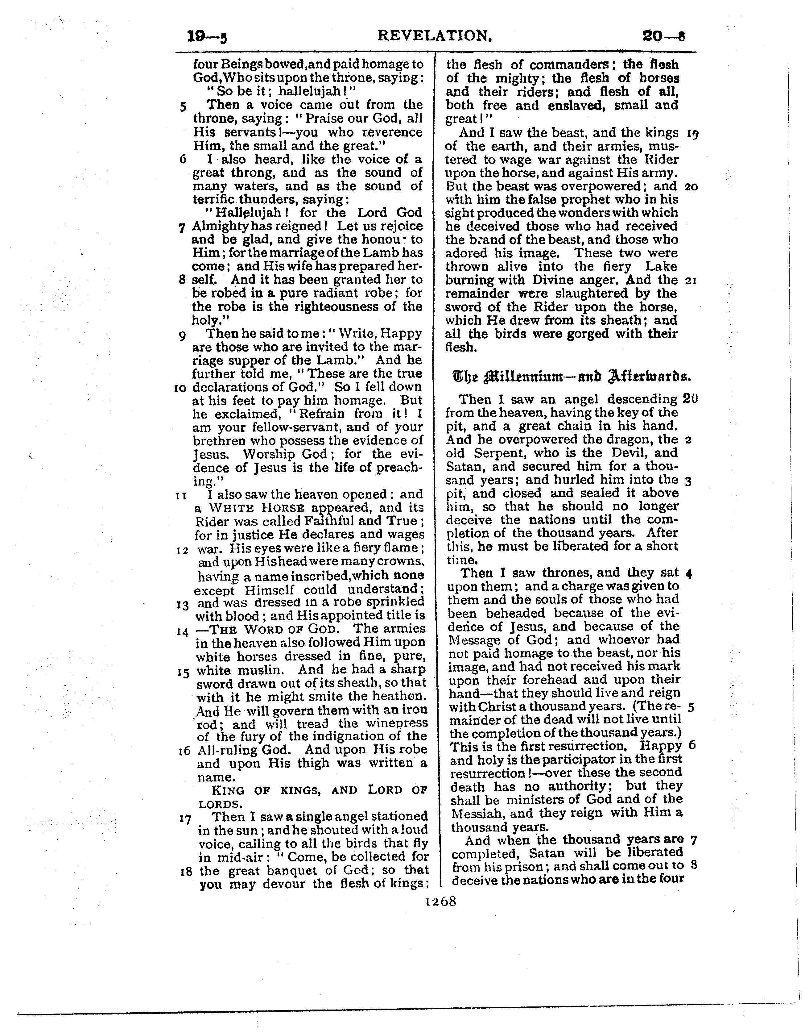 Ferrar Fenton Bible page 1268