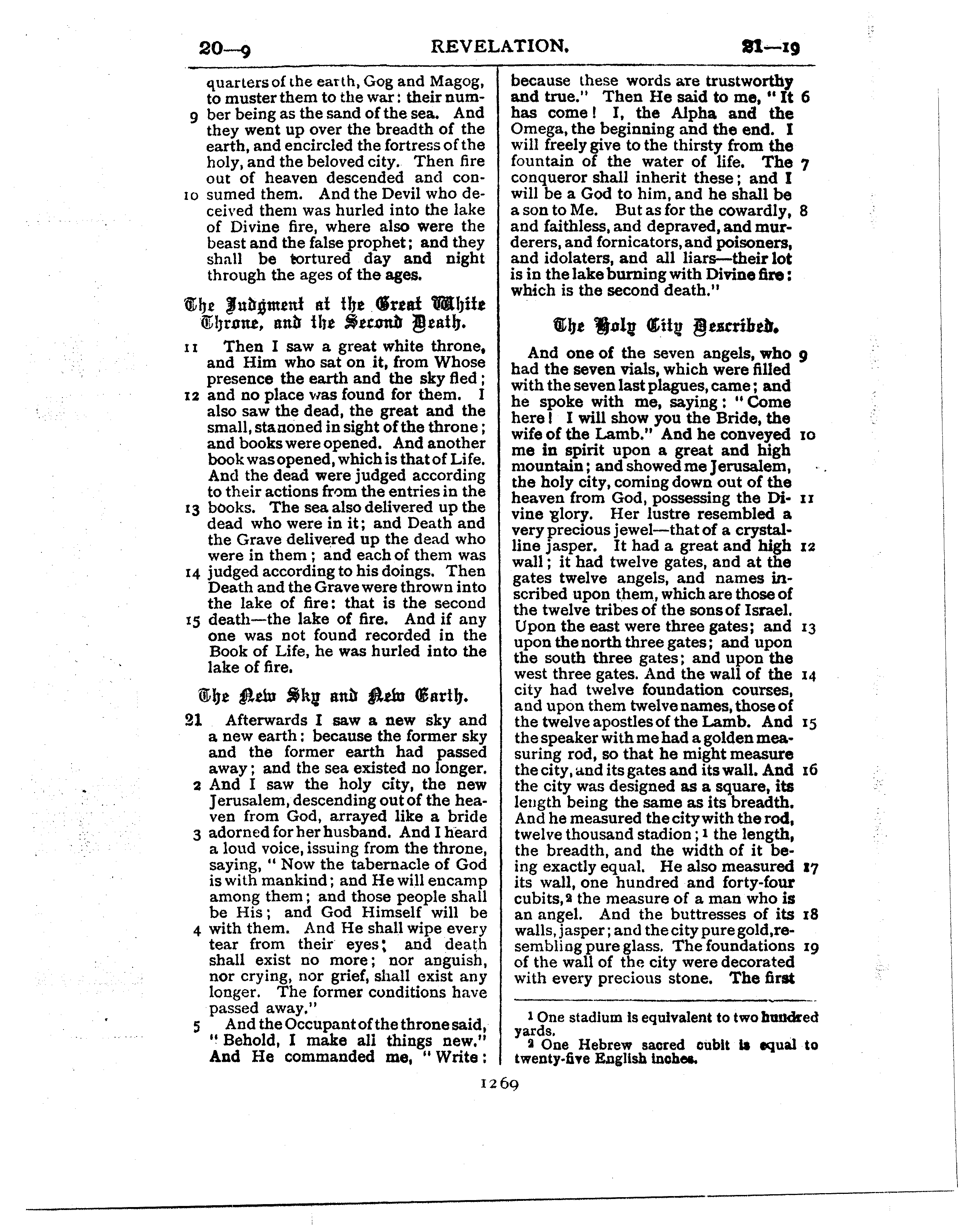 Ferrar Fenton Bible page 1269