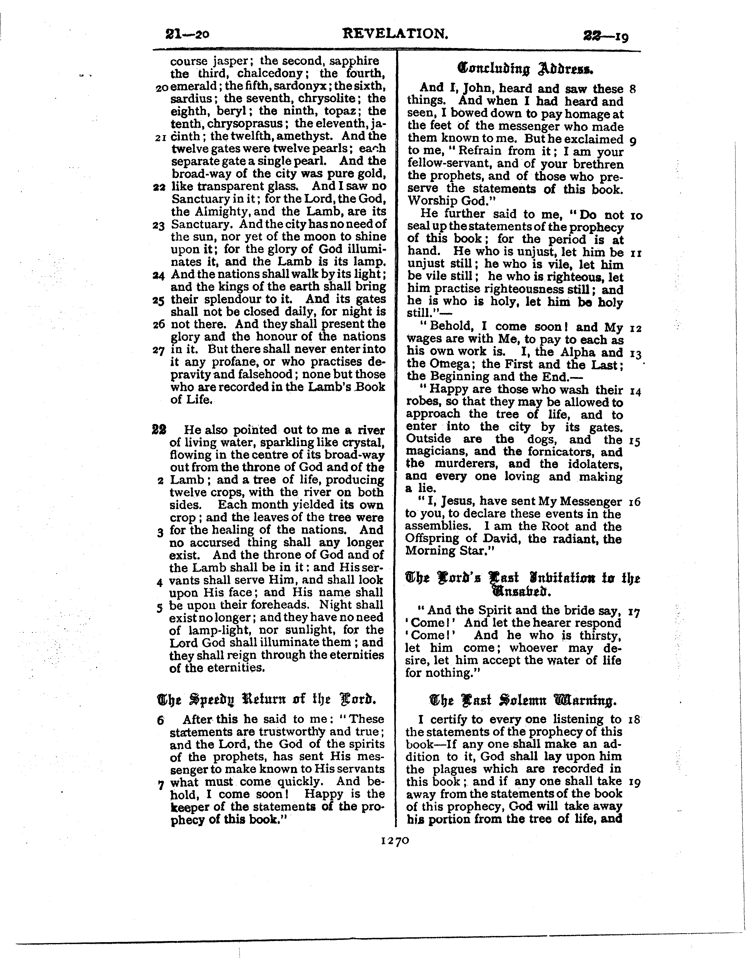 Ferrar Fenton Bible page 1270